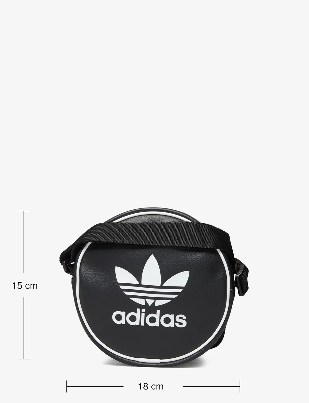 adidas Originals - AC ROUND BAG - Üleõla- ja kõhukotid - black - 4