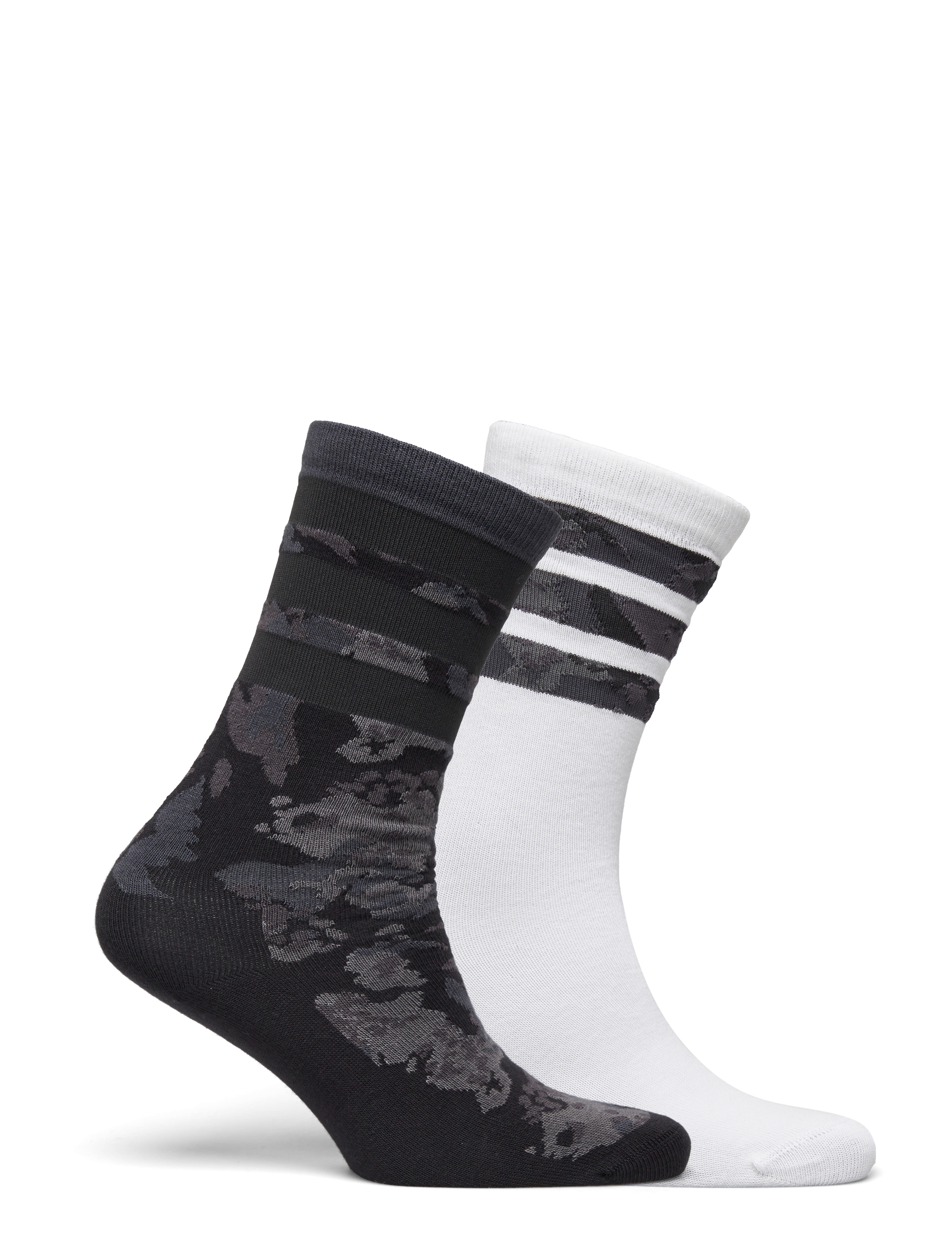 adidas Originals - CAMO CREW SOCK 2PP - black/multco/white - 1