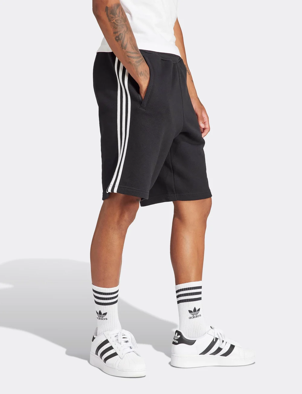 adidas Originals - 3-STRIPE SHORT - nederdelar - black - 0