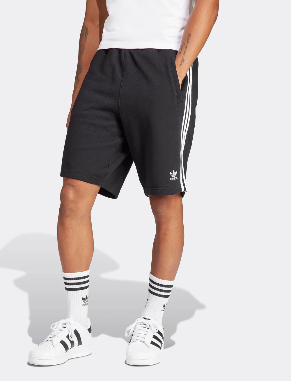adidas Originals - 3-STRIPE SHORT - nederdelar - black - 5