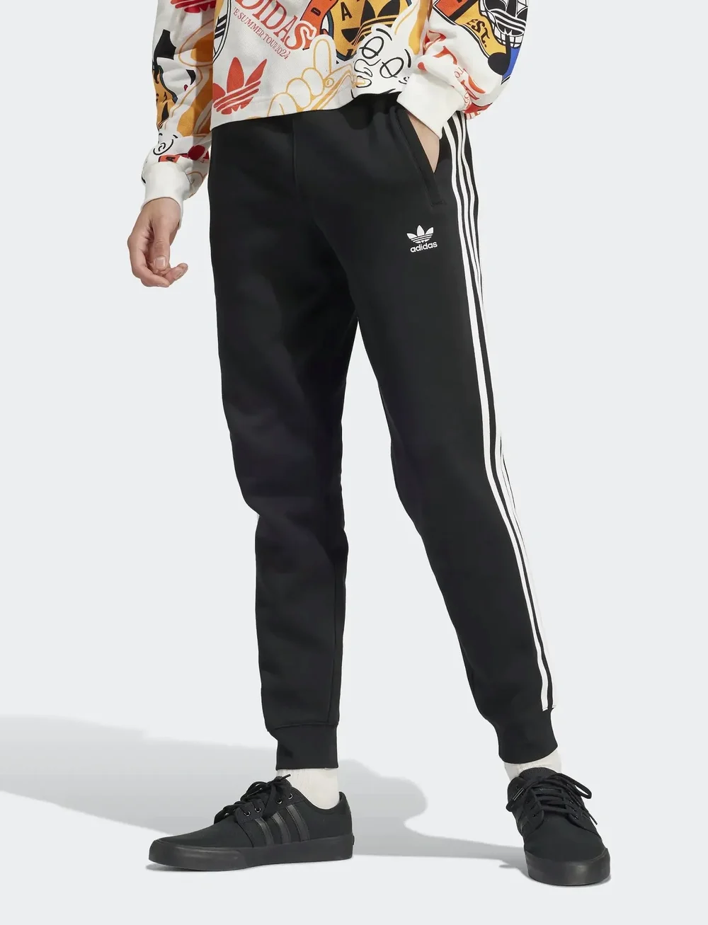 adidas Originals - 3-STRIPES PANT - püksid - black - 5