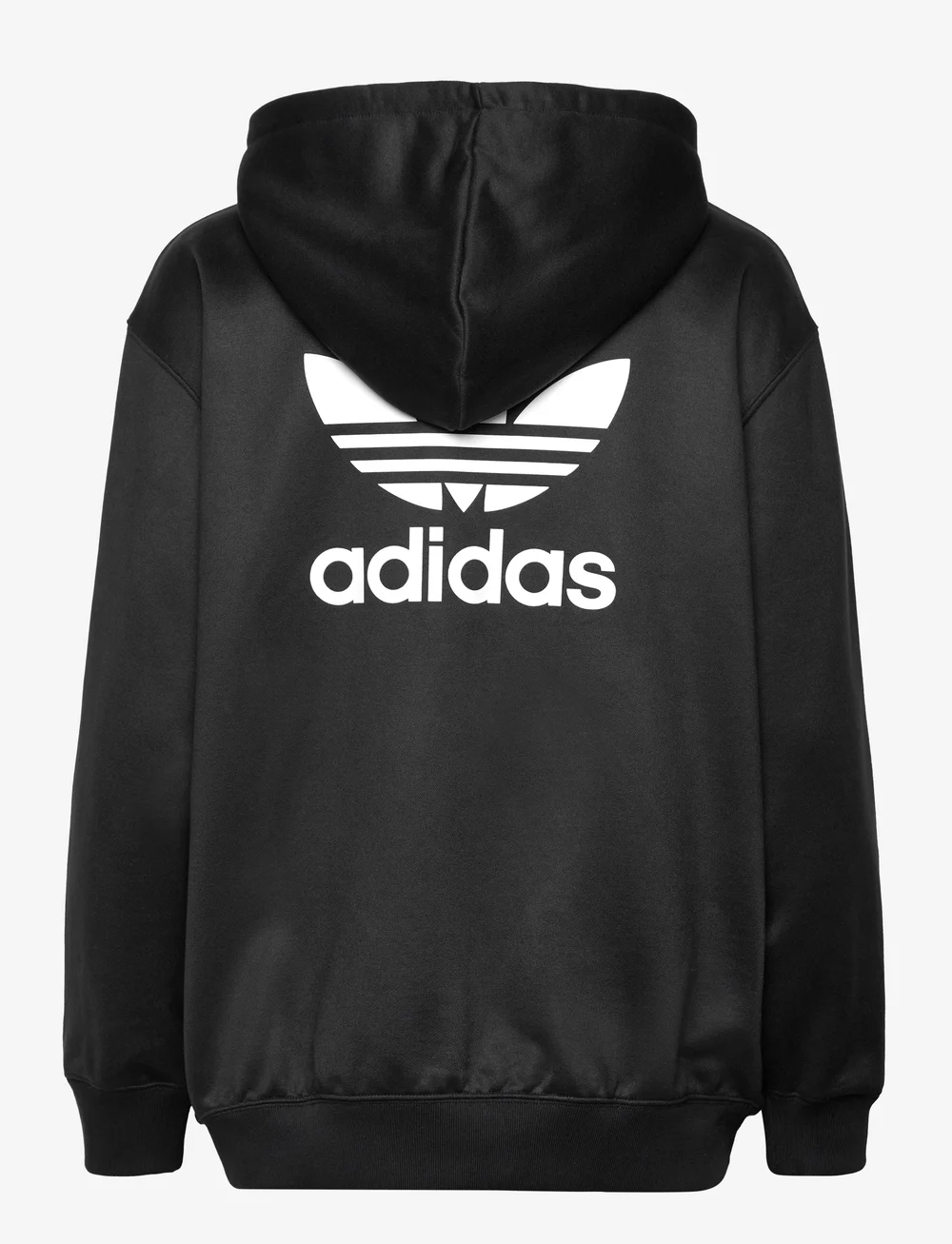 Adidas trefoil hoodie schwarz online