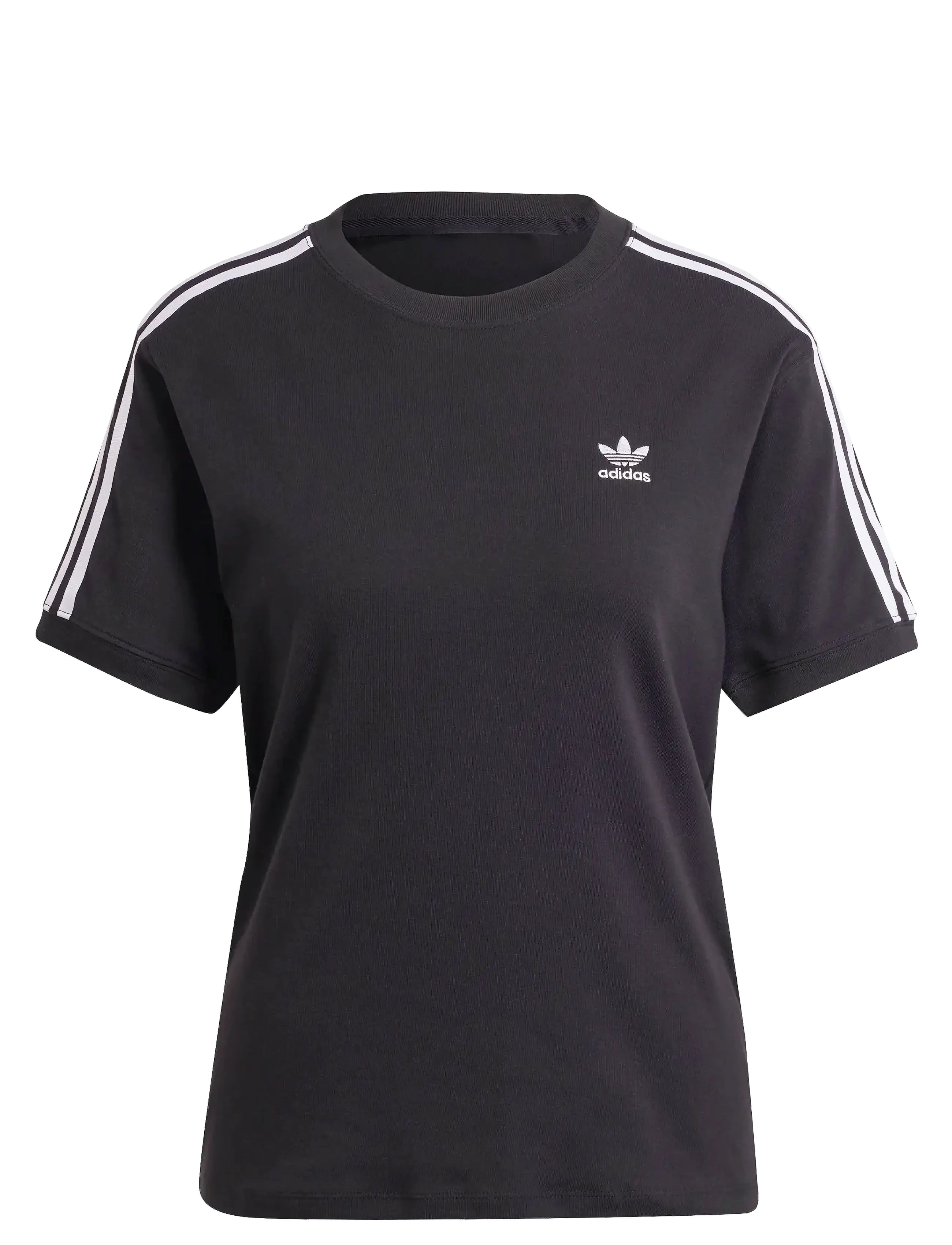 adidas Originals 3 STRIPE TEE - Kampagne - BLACK / black