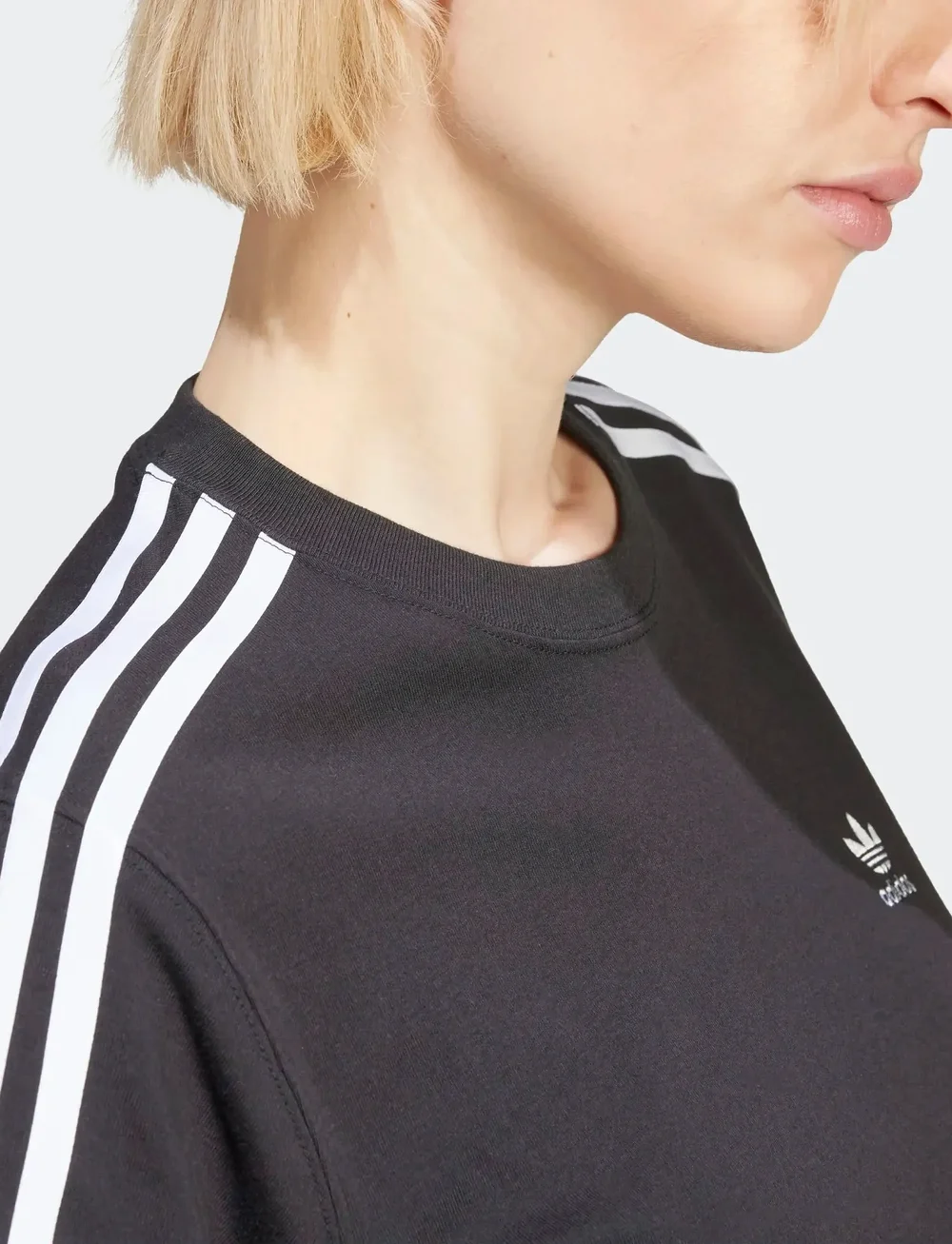 adidas Originals - 3 STRIPE TEE - alussärgid ja t-särgid - black - 4