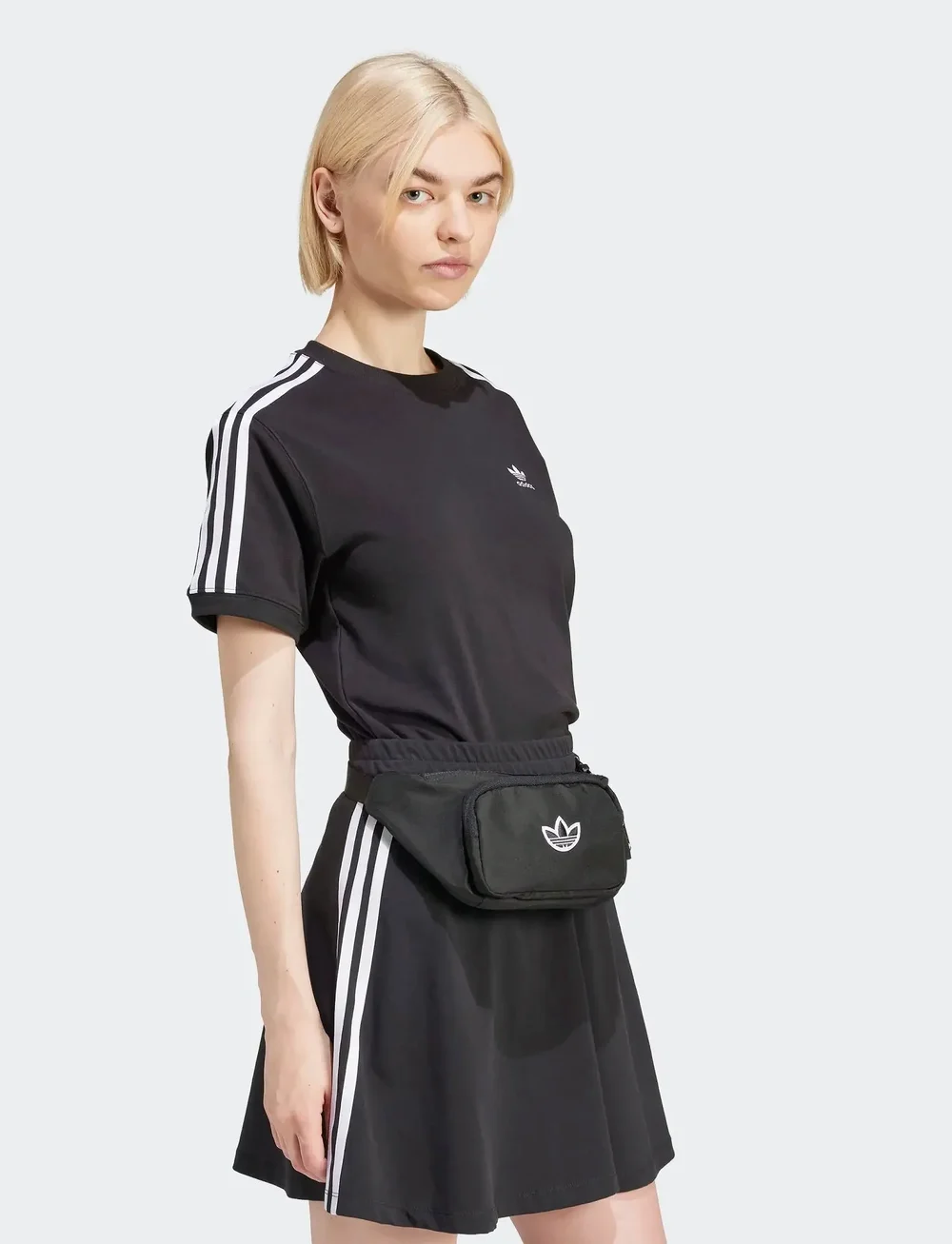 adidas Originals - 3 STRIPE TEE - alussärgid ja t-särgid - black - 5