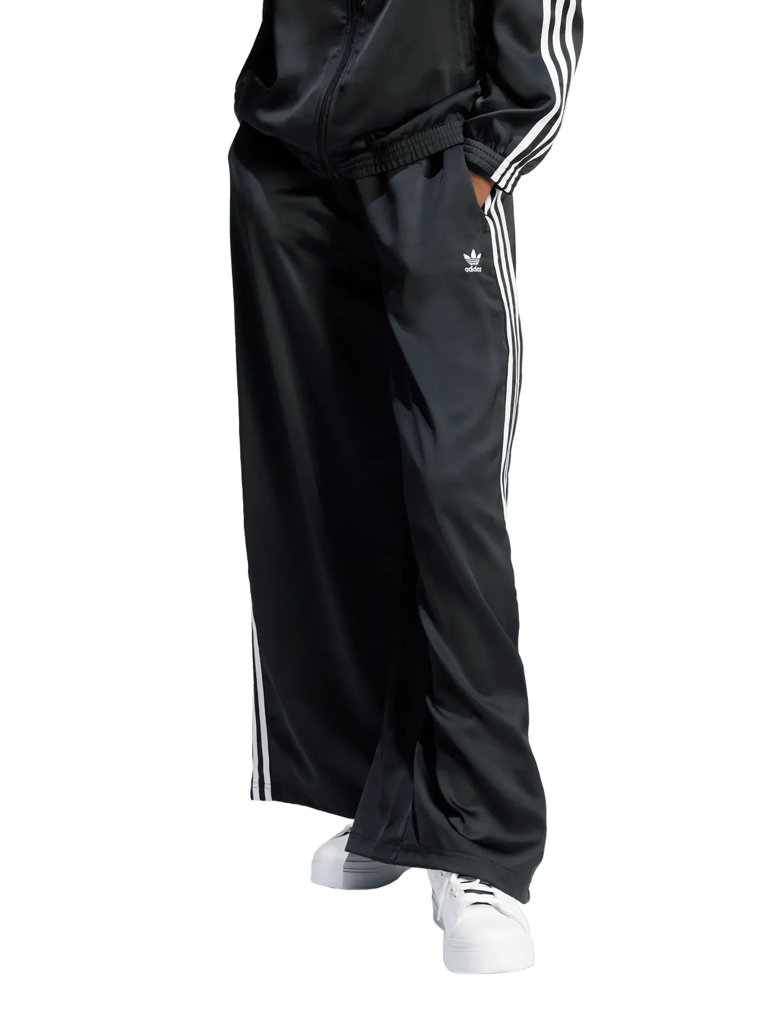 adidas Originals - SATIN TP WL - hversdags buxur - black - 5