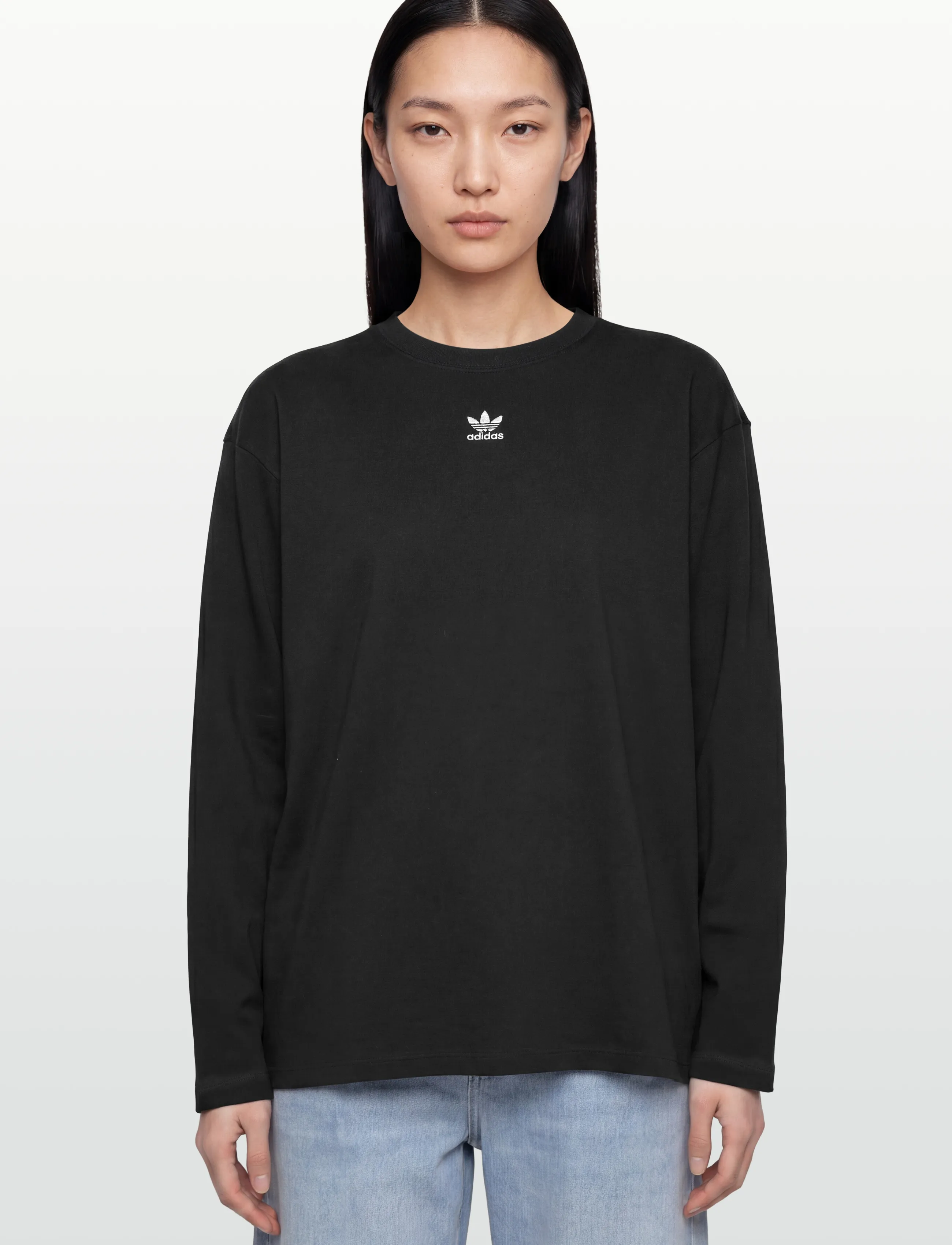 adidas Originals - ESS LONGSLEEVE - langarmshirts - black - 3