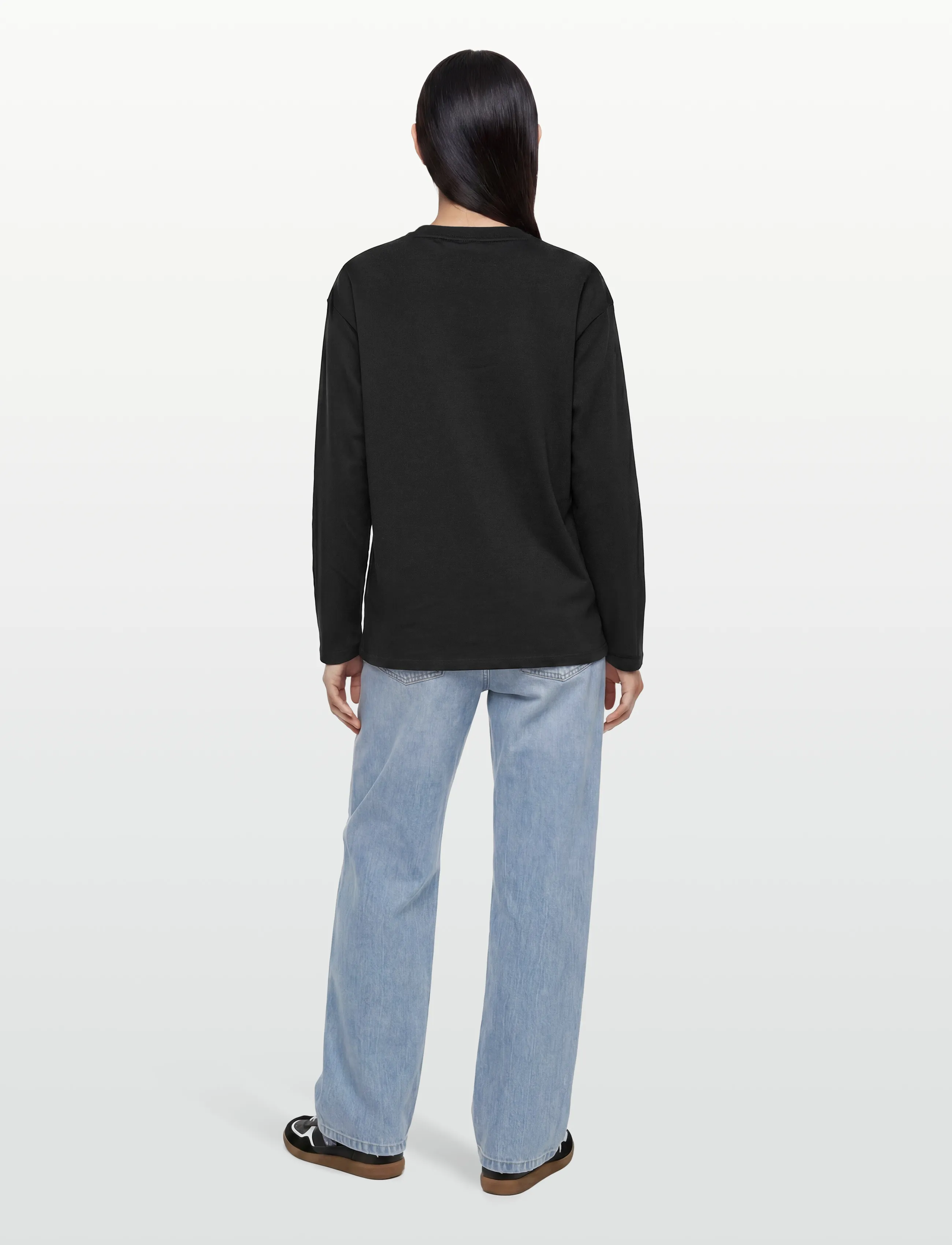 adidas Originals - ESS LONGSLEEVE - langarmshirts - black - 4