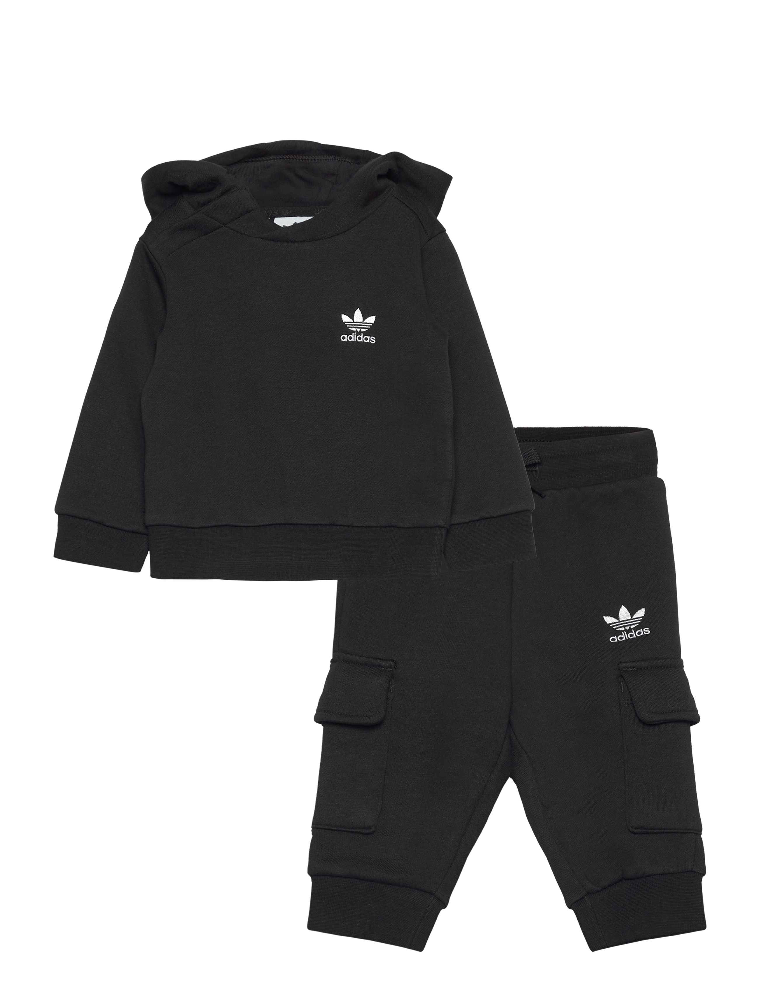 adidas Originals HOODIE SET - Tracksuits - BLACK / black