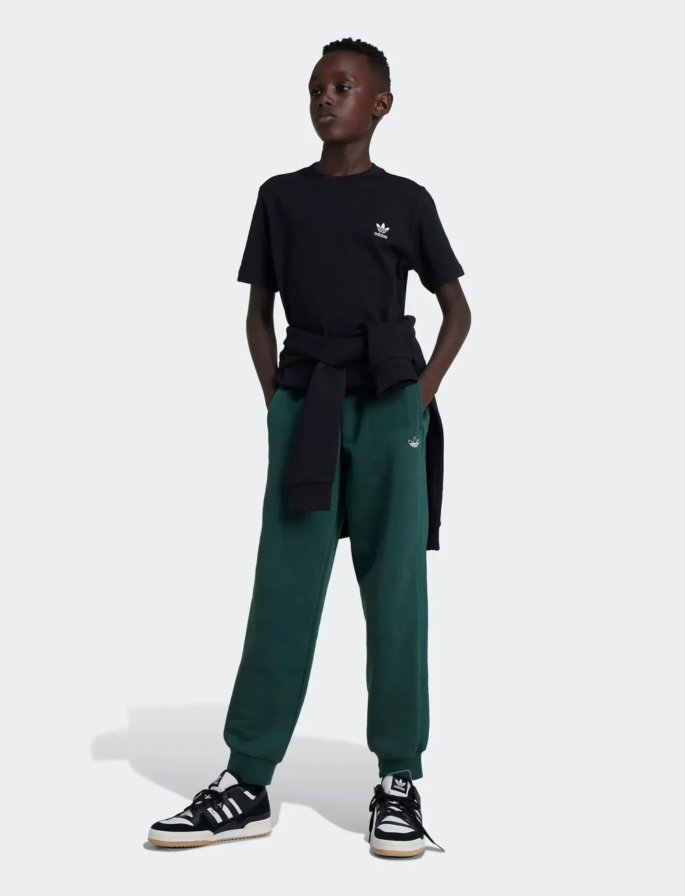 adidas Originals - TEE - tops & t-shirts - black - 0