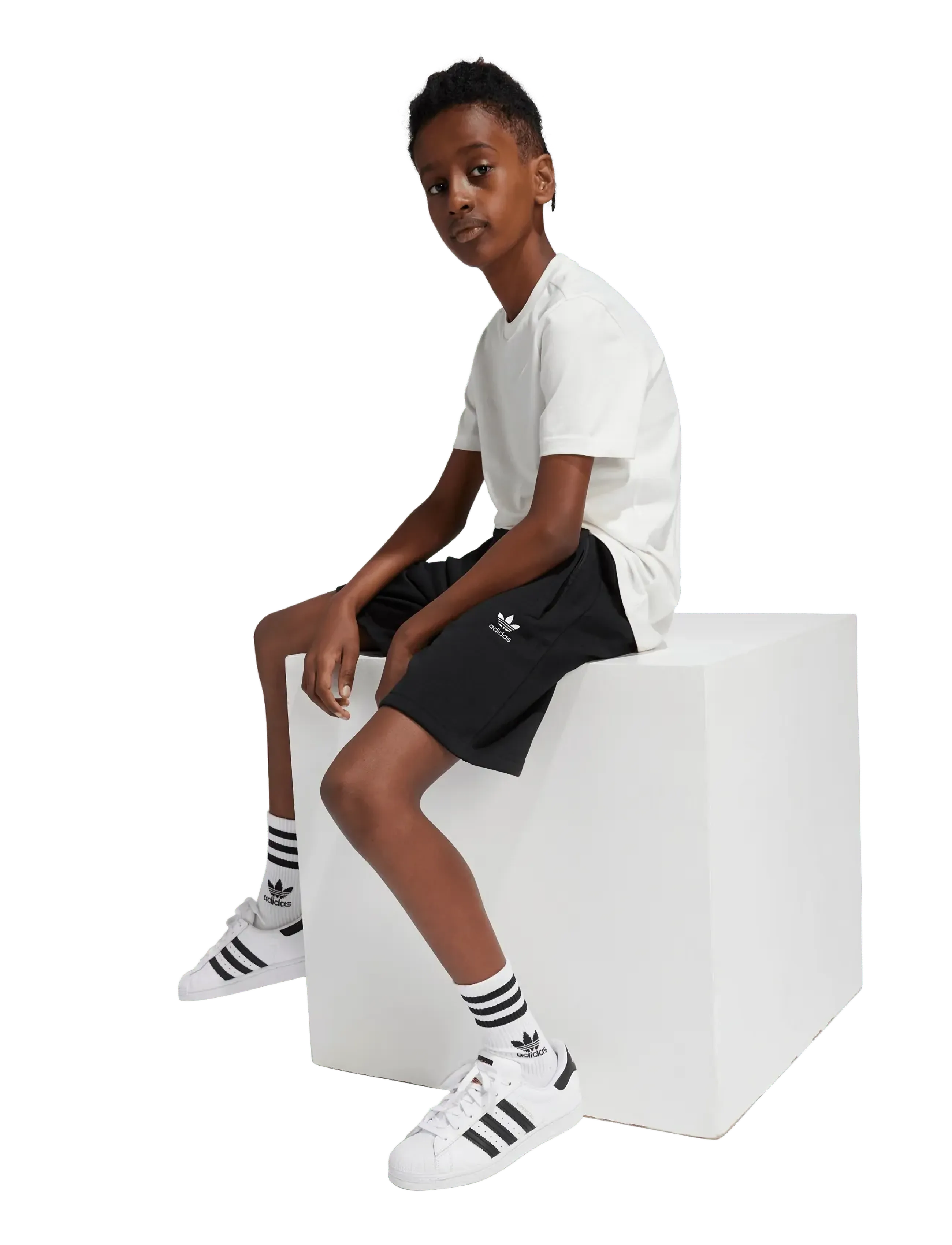 adidas Originals SHORTS - Stuttbuxur - BLACK / black