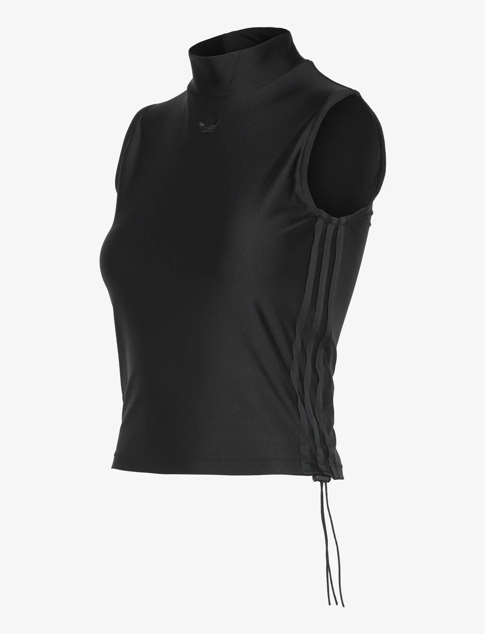 Adidas high neck crop top sales