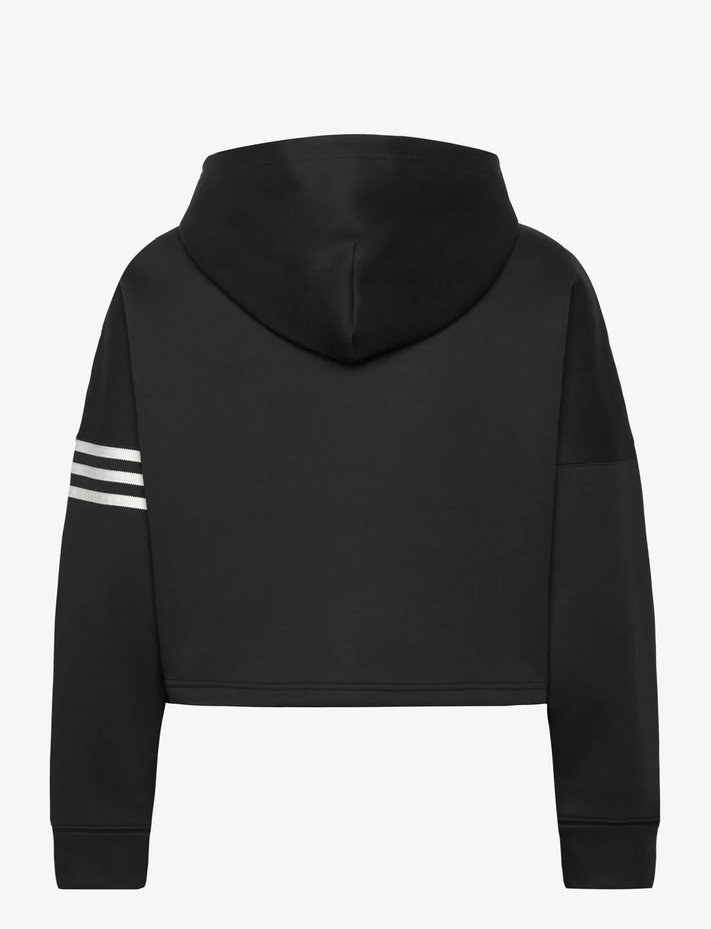 Adidas black crop hoodie sales