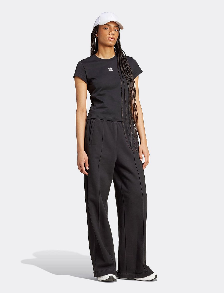 adidas Originals - ESS SLIM TEE - t-shirts - black - 0