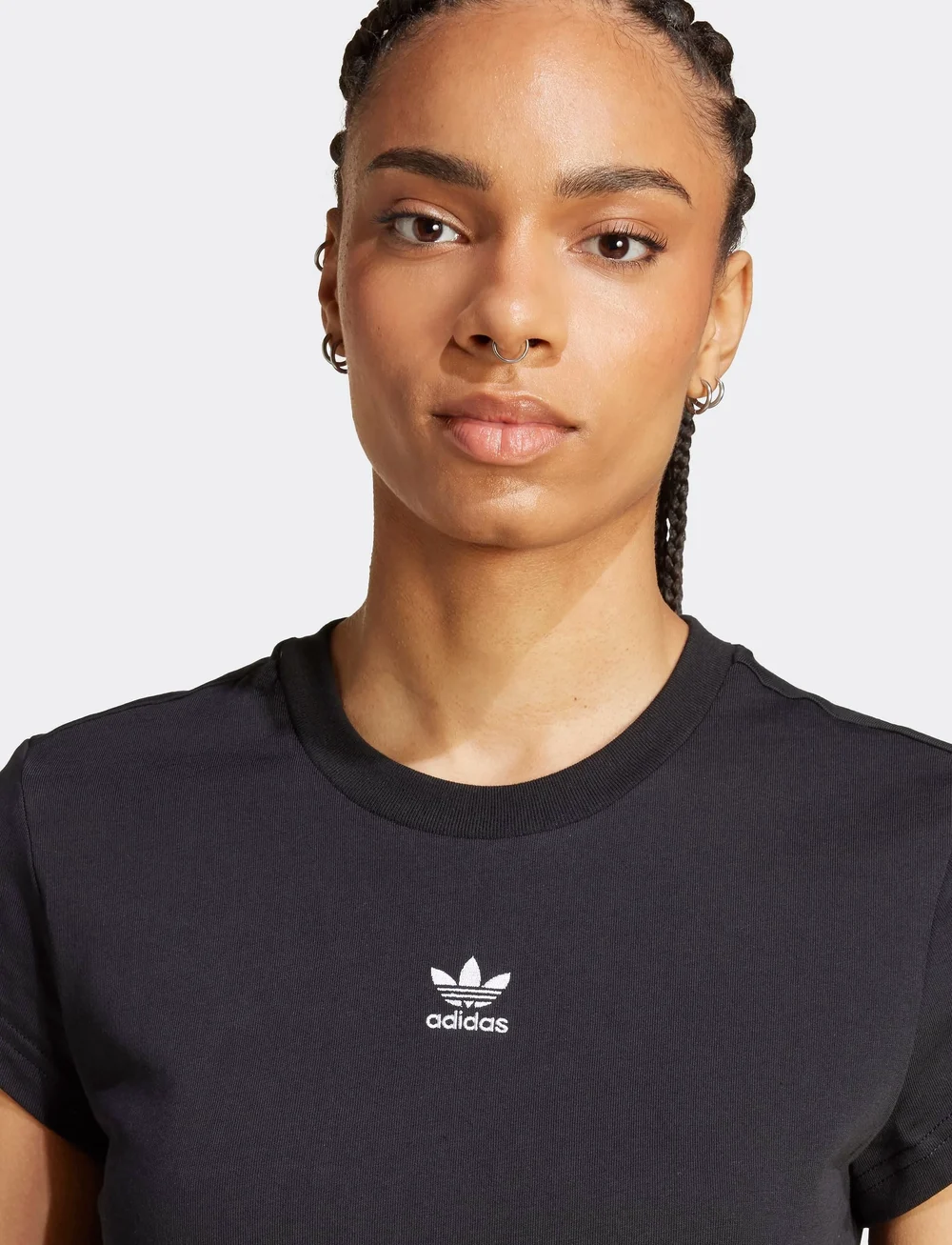 adidas Originals - ESS SLIM TEE - t-shirts - black - 2