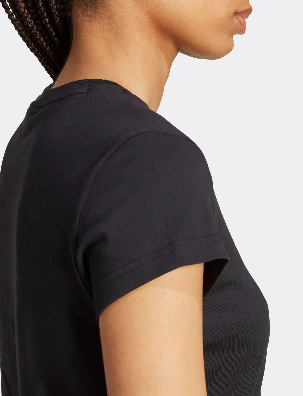 adidas Originals - ESS SLIM TEE - t-shirts - black - 4