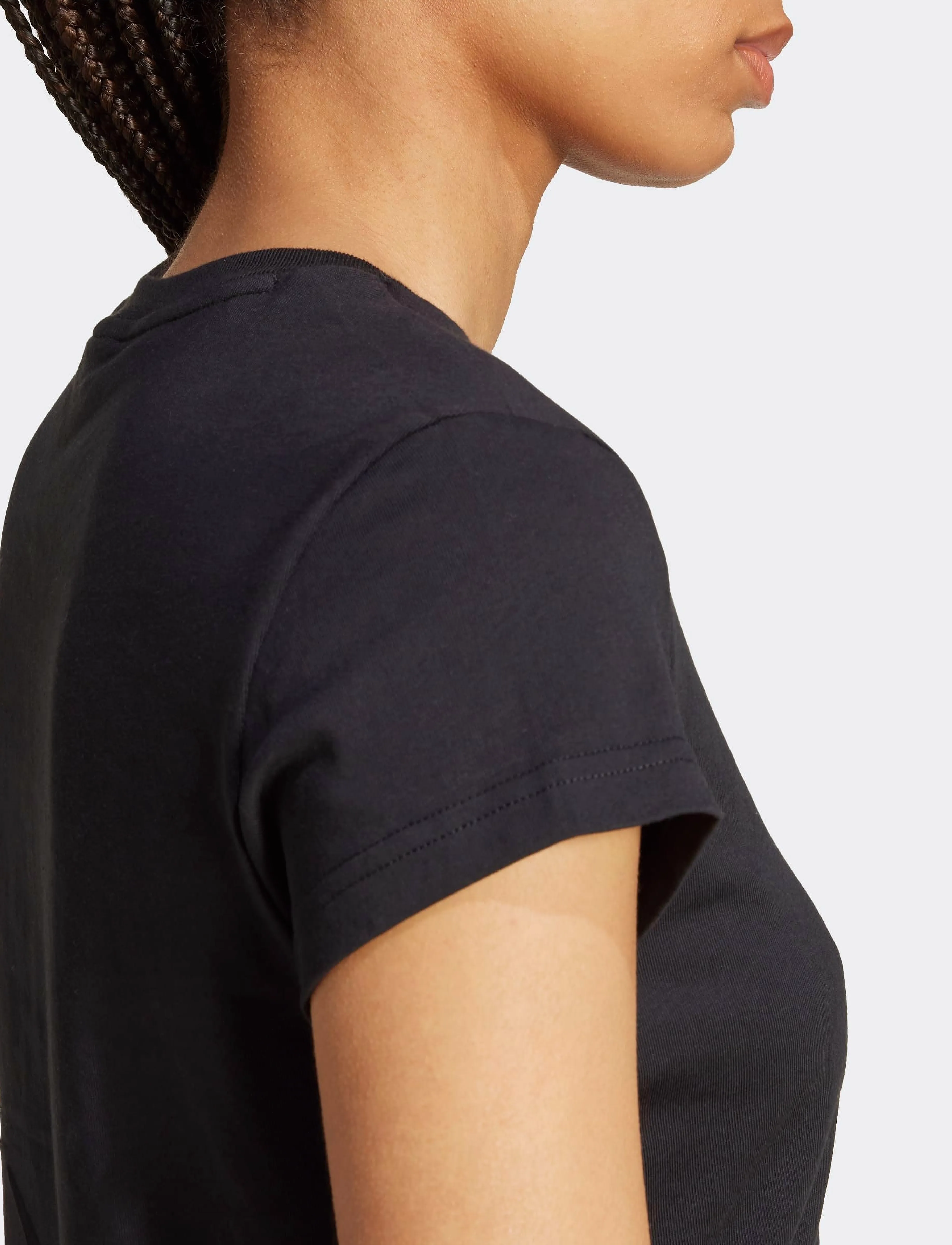 adidas Originals - ESS SLIM TEE - t-shirts - black - 4