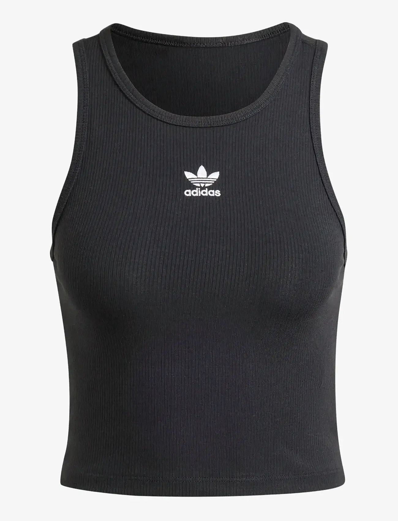 adidas Originals - ESS RIB TANK - toppe & t-shirts - black - 1