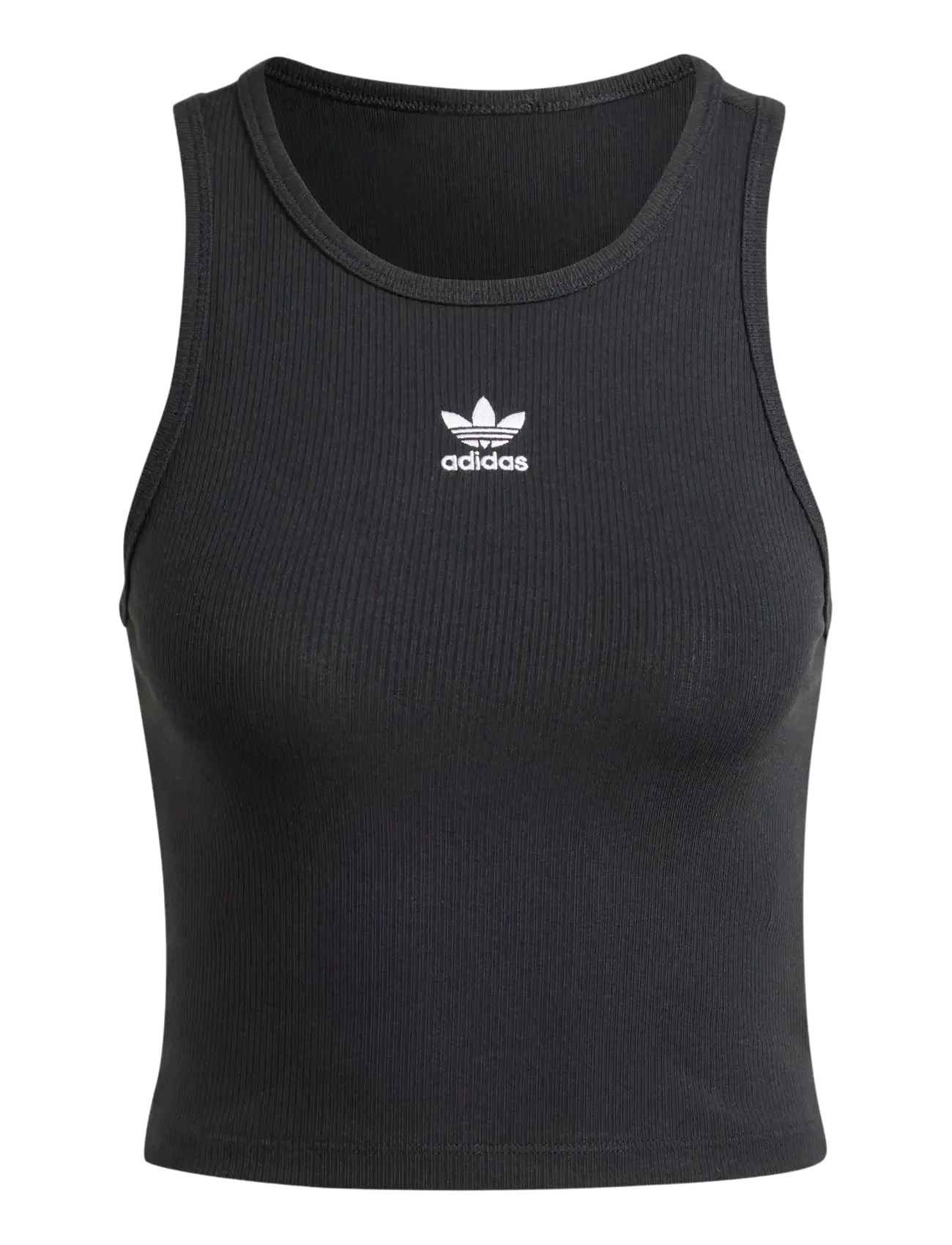 adidas Originals ESS RIB TANK - Kampagne - BLACK / black