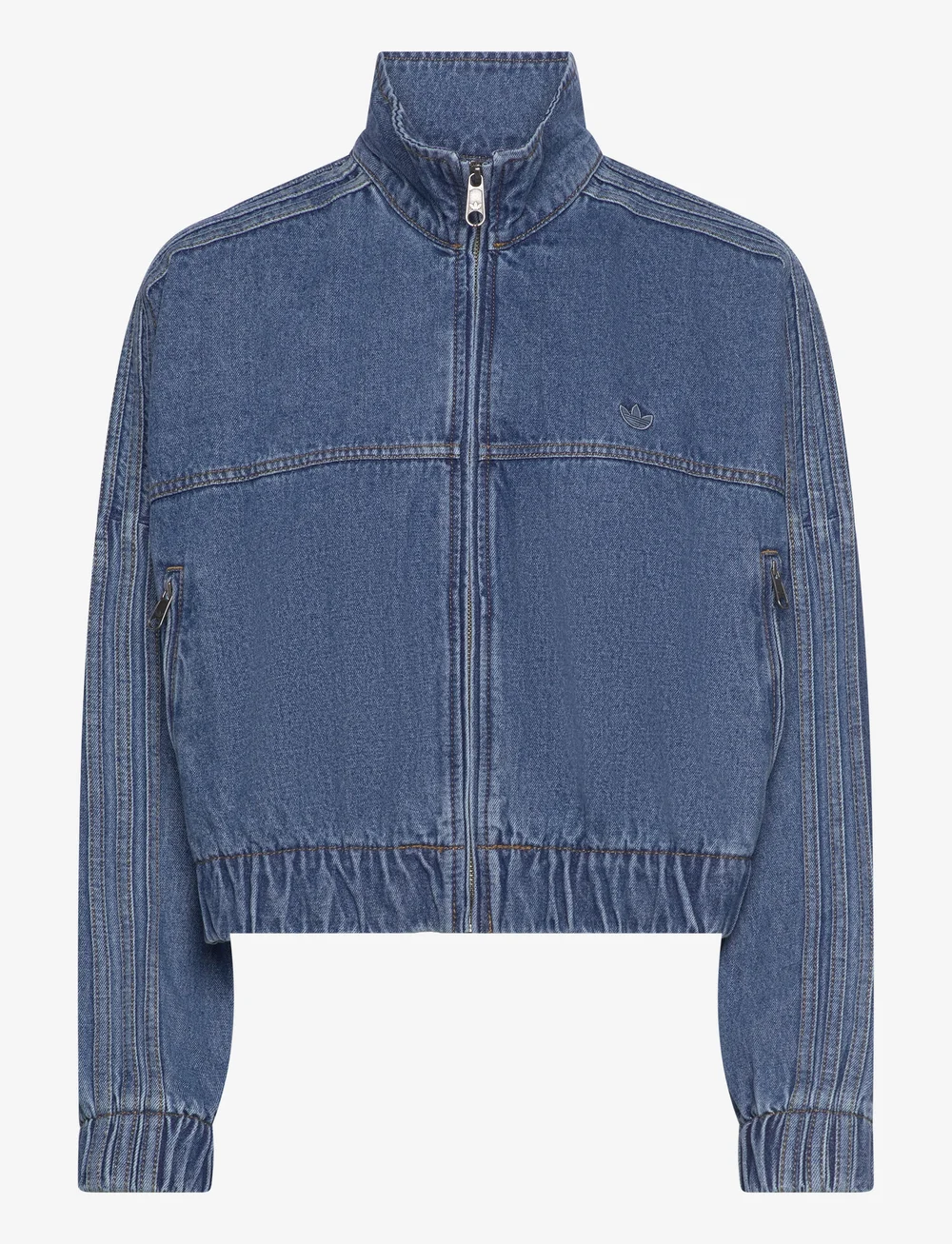 Adidas originals denim jacket hot sale