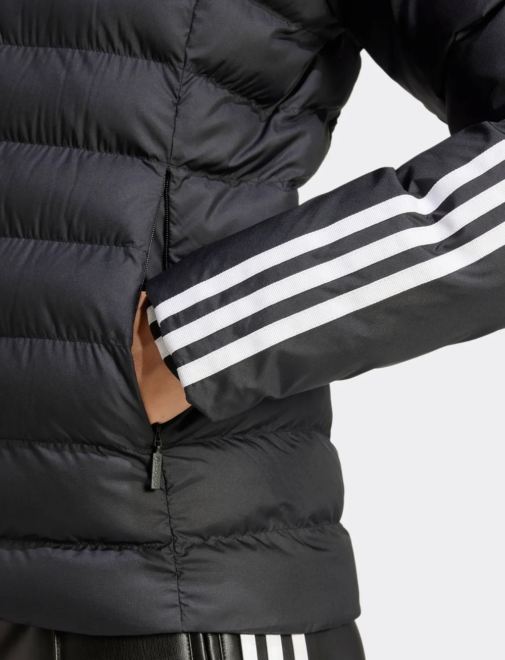 adidas Originals - SLIM JACKET - gewatteerde jassen - black - 3