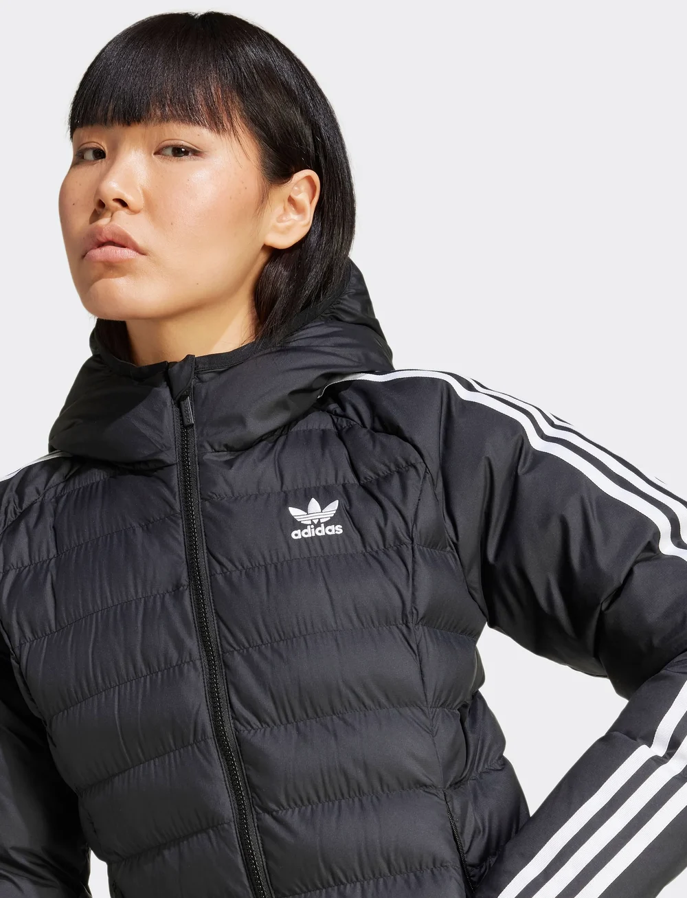 adidas Originals - SLIM JACKET - gewatteerde jassen - black - 4