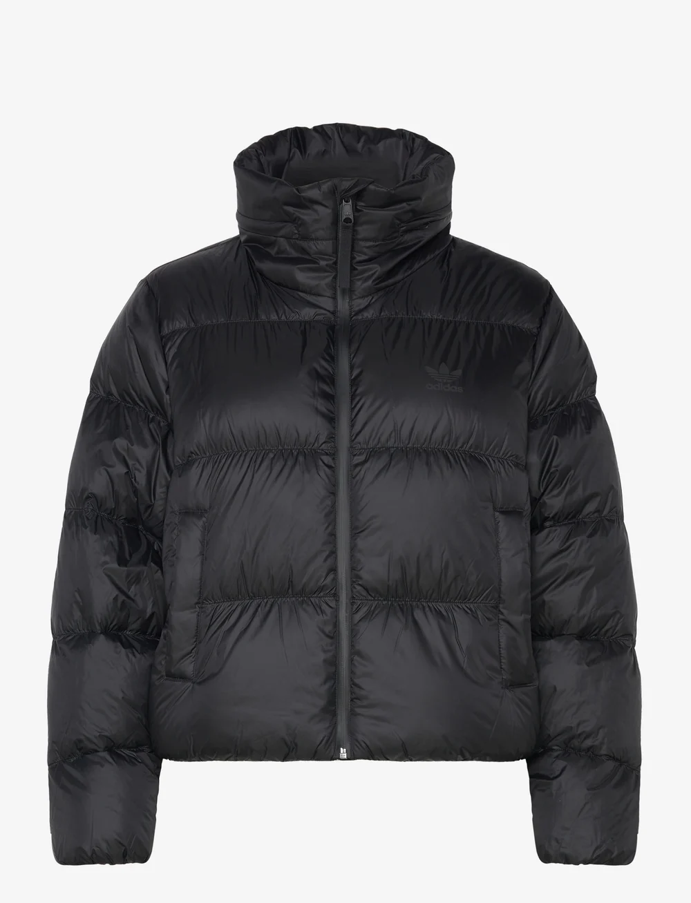 ダウンジャケット・コート adidas Regen Crop Down Puffer Padded Jacket Black adidas Originals Regen Cropped Down Puffer (ADIIW8368