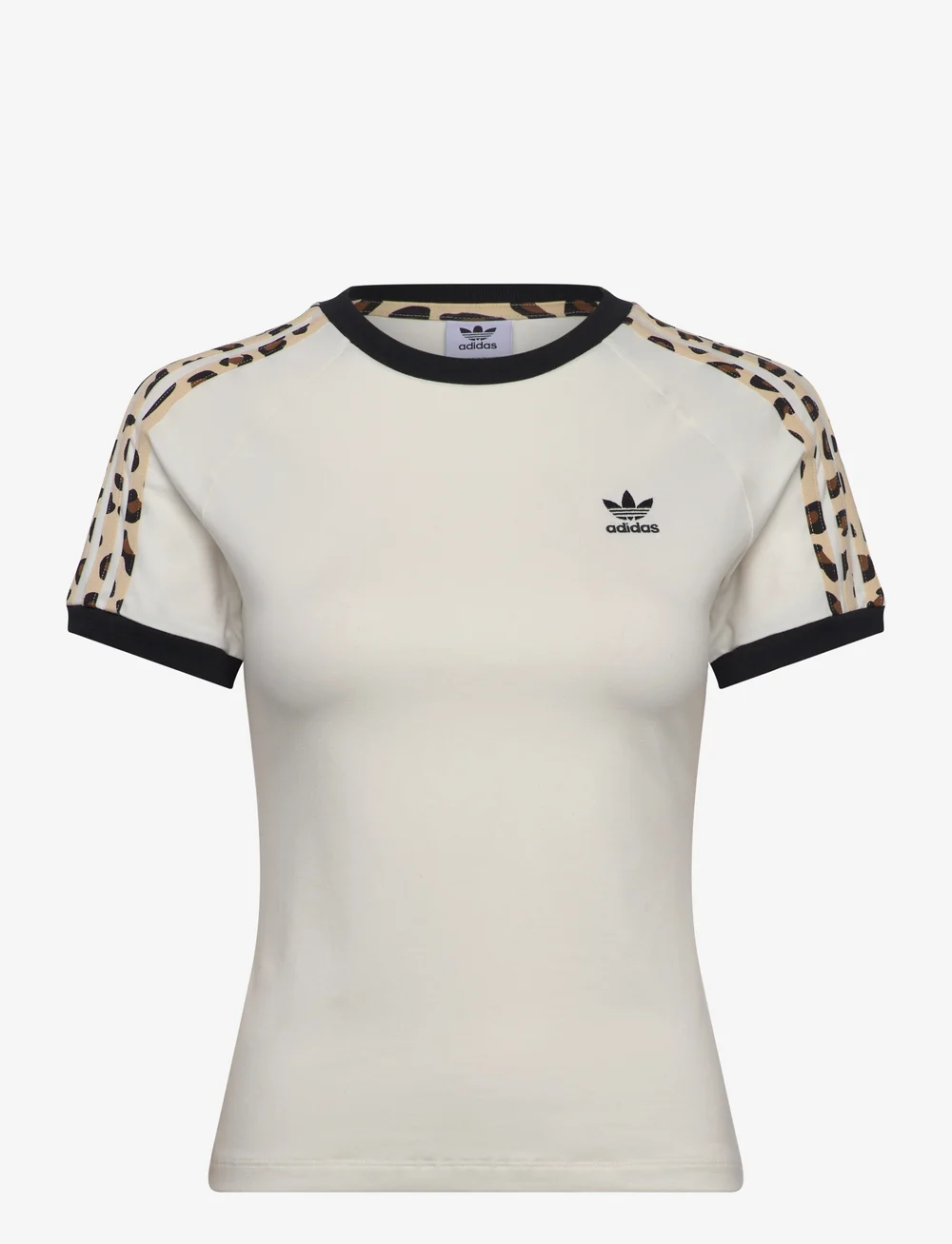 Adidas t shirt leopard hot sale