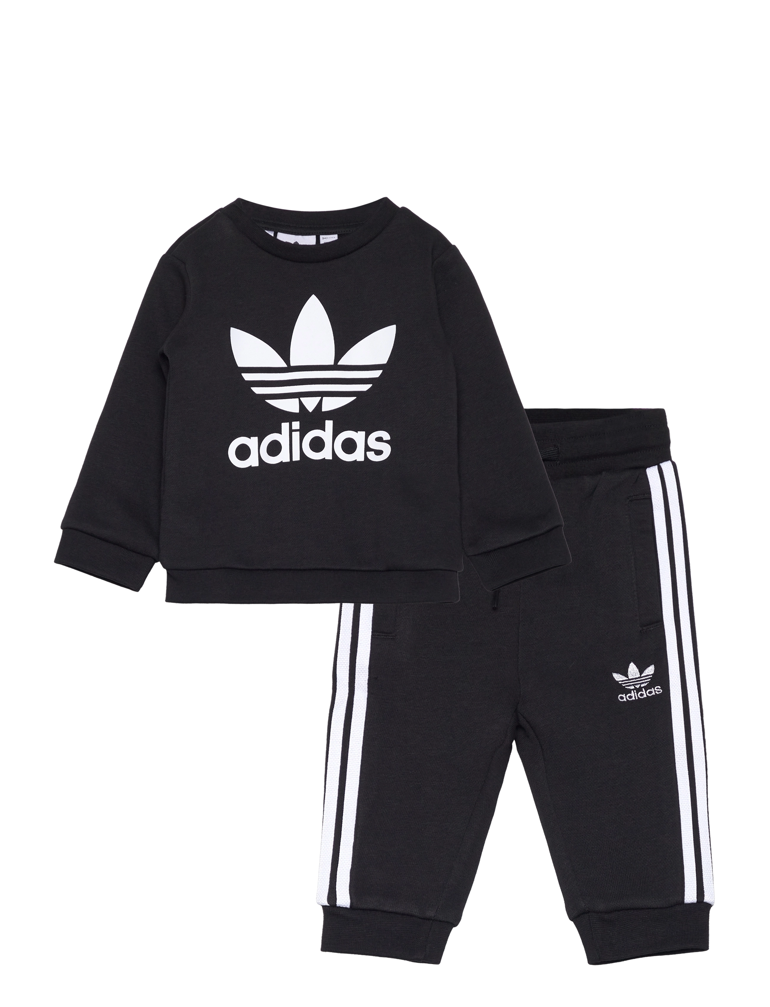 adidas Originals CREW SET - Tracksuits - BLACK / black