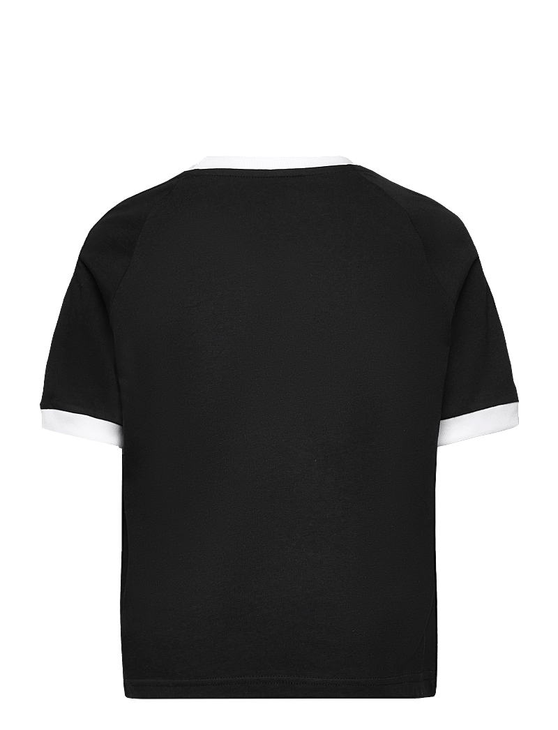 adidas Originals - 3 STRIPE TEE - t-krekli ar īsām piedurknēm - black/white - 2