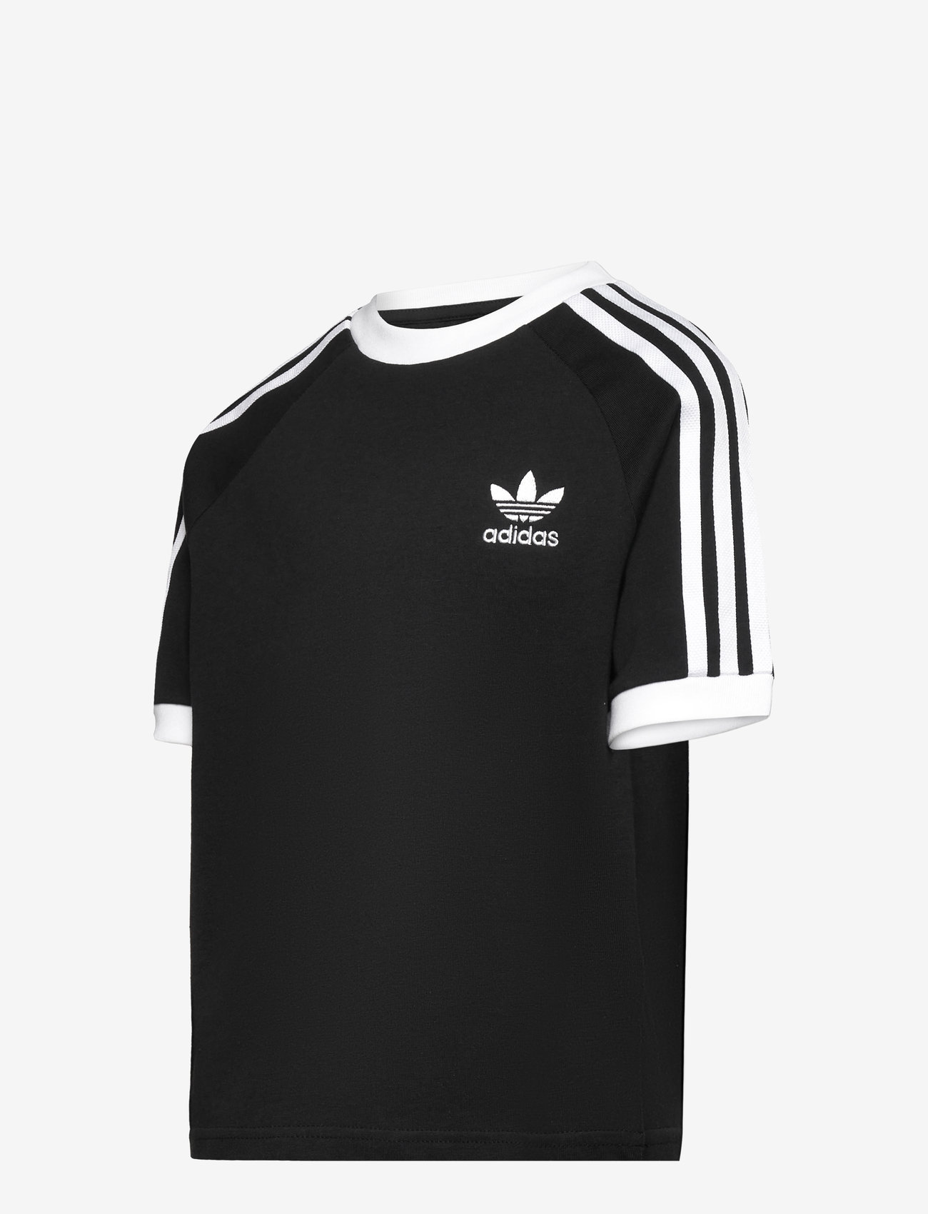 adidas Originals - 3 STRIPE TEE - kortärmade t-shirts - black/white - 4