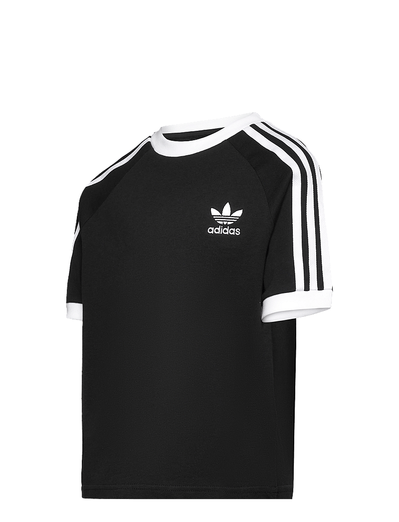 adidas Originals - 3 STRIPE TEE - t-krekli ar īsām piedurknēm - black/white - 4