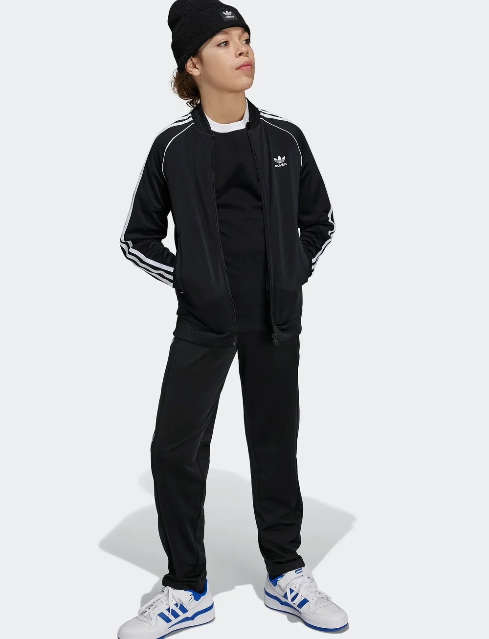 adidas Originals - SST TRACK TOP - sweatshirts - black - 0