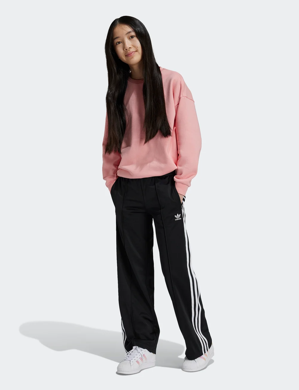 adidas Originals - WIDE PANTS - jogginghosen - black - 3