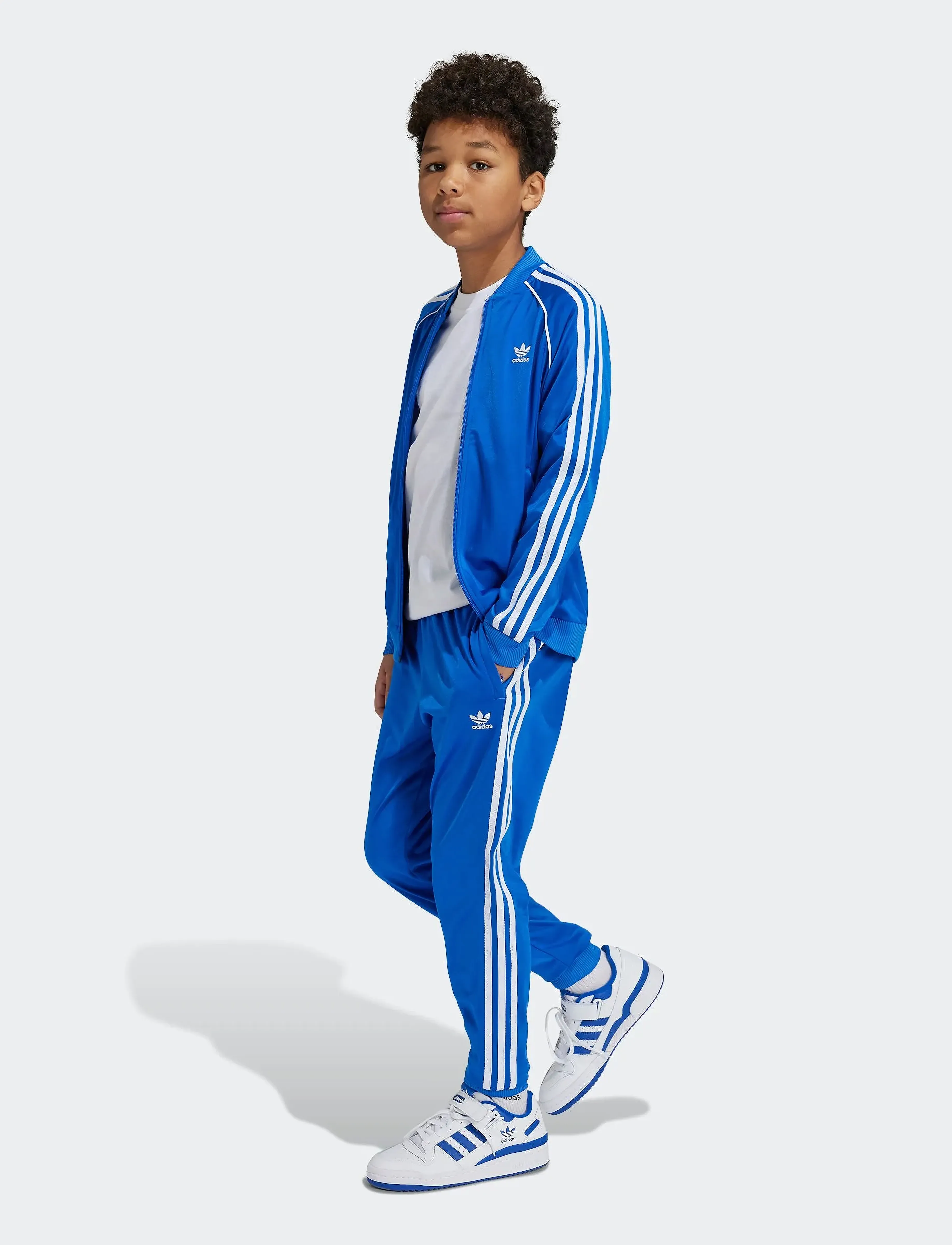 adidas Originals Sst Track Top, 170, Blue, Sweatshirts & Hættetrøjer > Sweatshirts, Børn