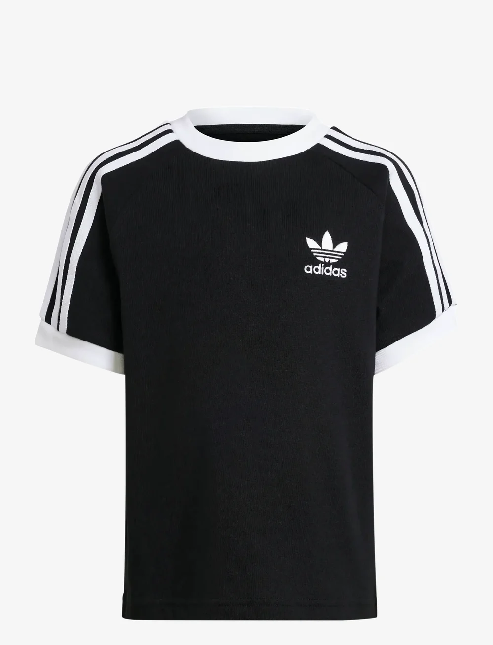 adidas Originals - 3STRIPES TEE - short-sleeved t-shirts - black - 1