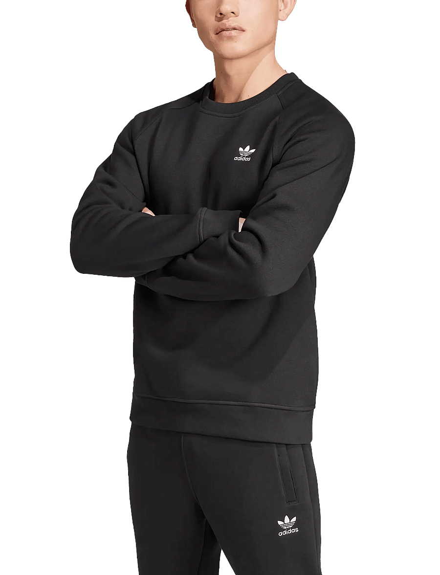 adidas Originals - ESS CREW - oberteile - black - 0