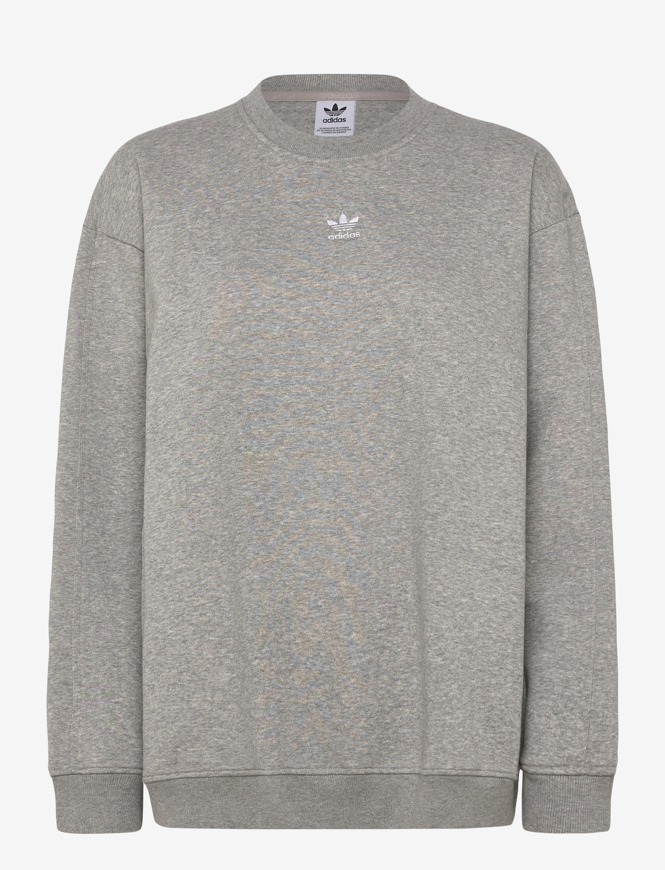 adidas Originals - ESS CREW FL OS - overdele - mgreyh - 0