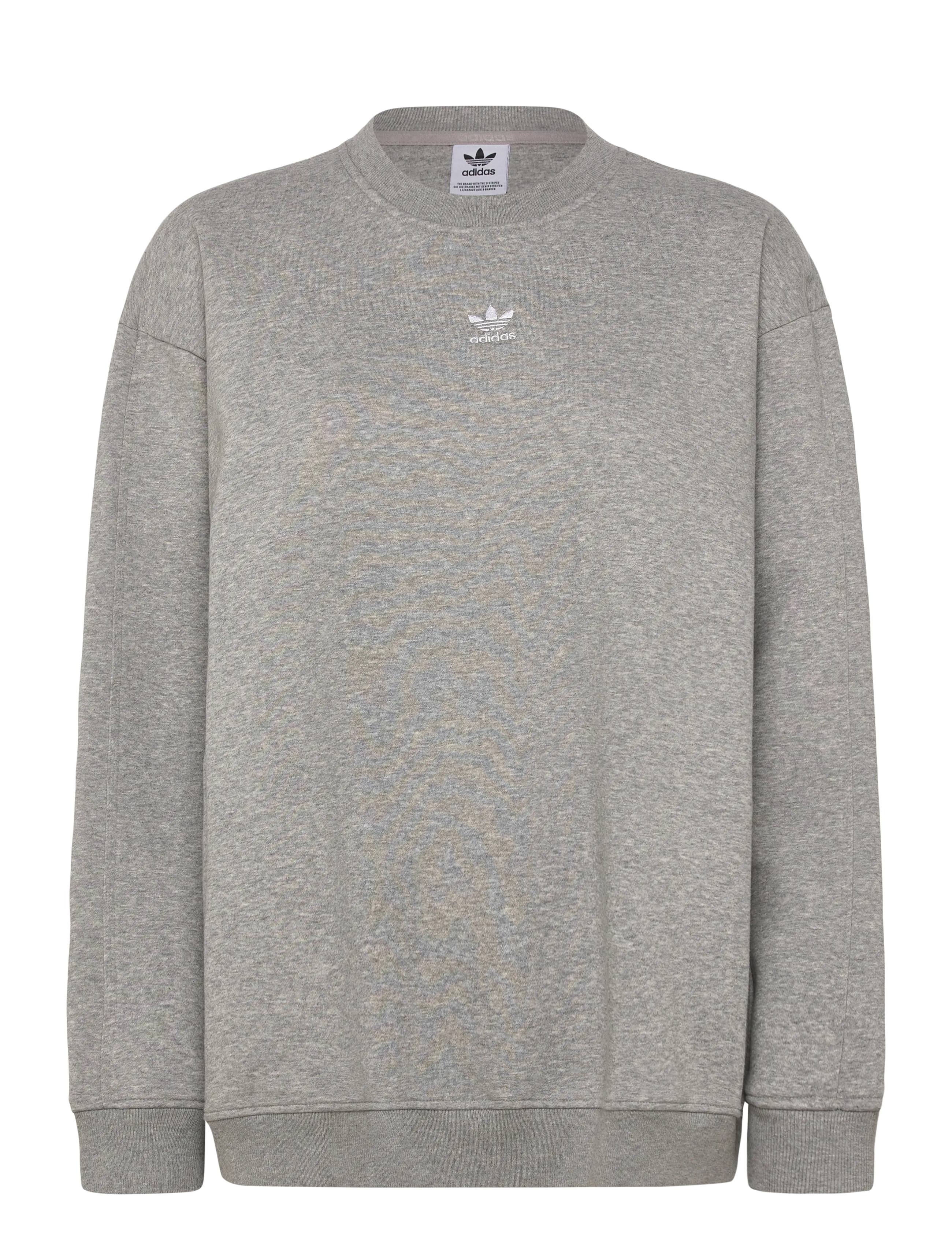adidas Originals ESS CREW FL OS - Sweatshirts - MGREYH / grey