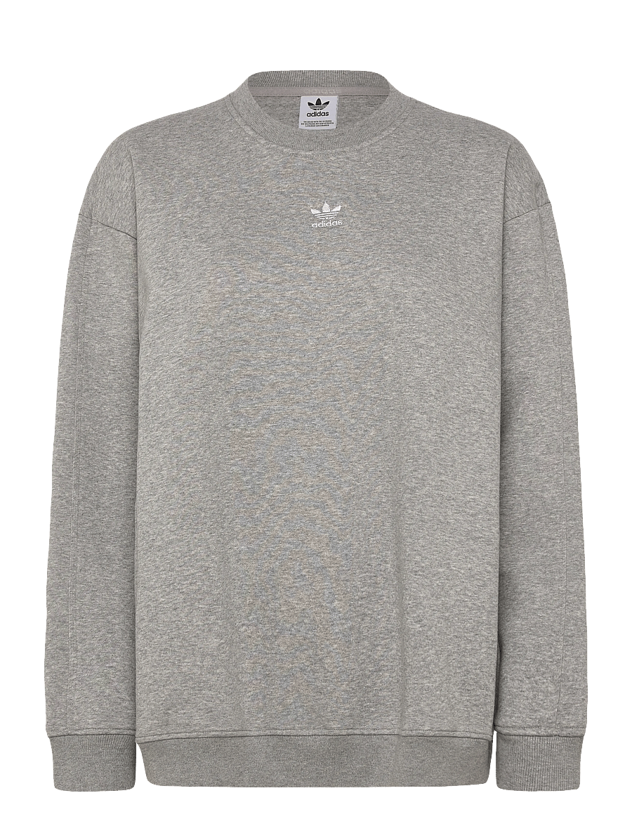 adidas Originals - ESS CREW FL OS - dressipluusid ja pusad - mgreyh - 1