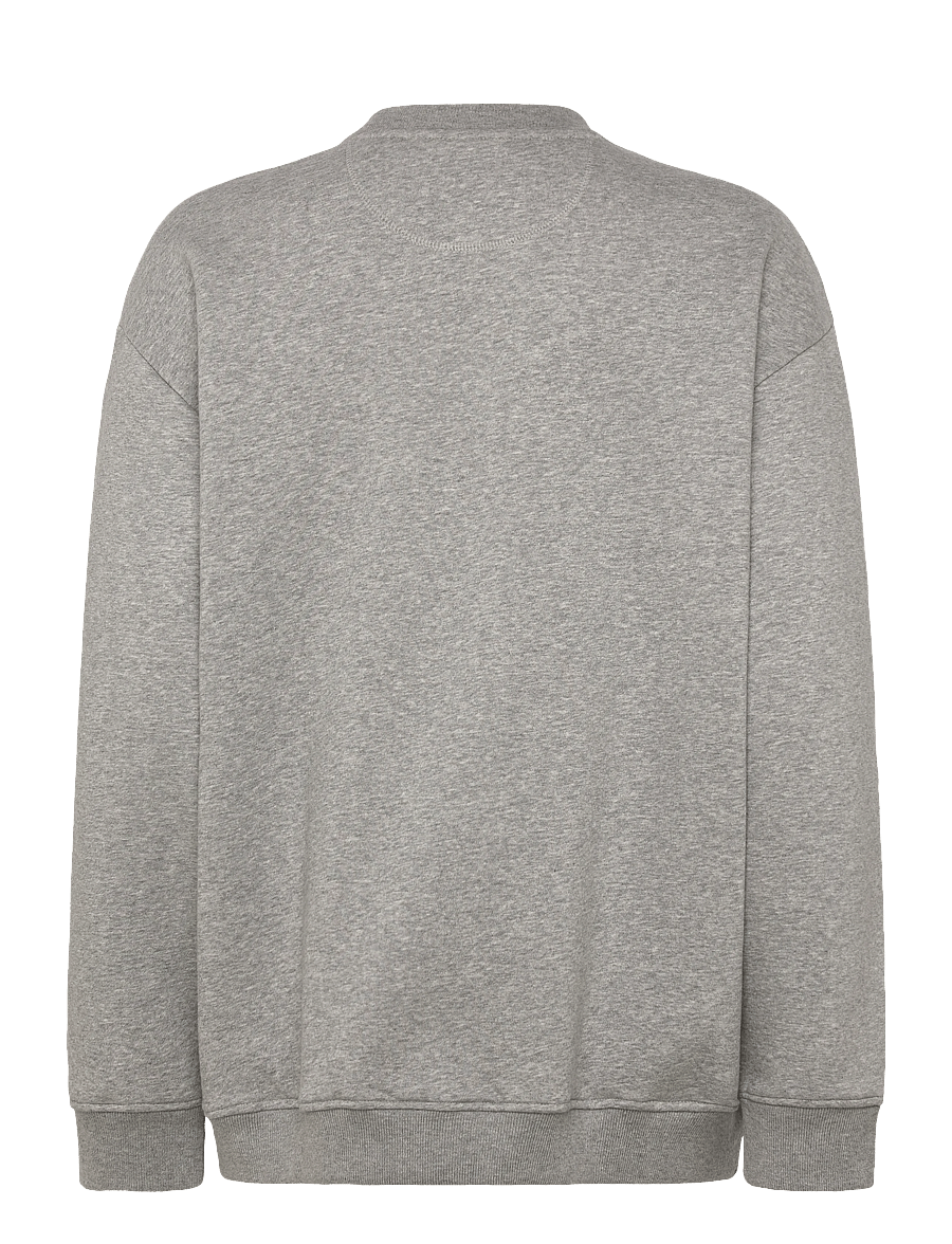 adidas Originals - ESS CREW FL OS - dressipluusid ja pusad - mgreyh - 2