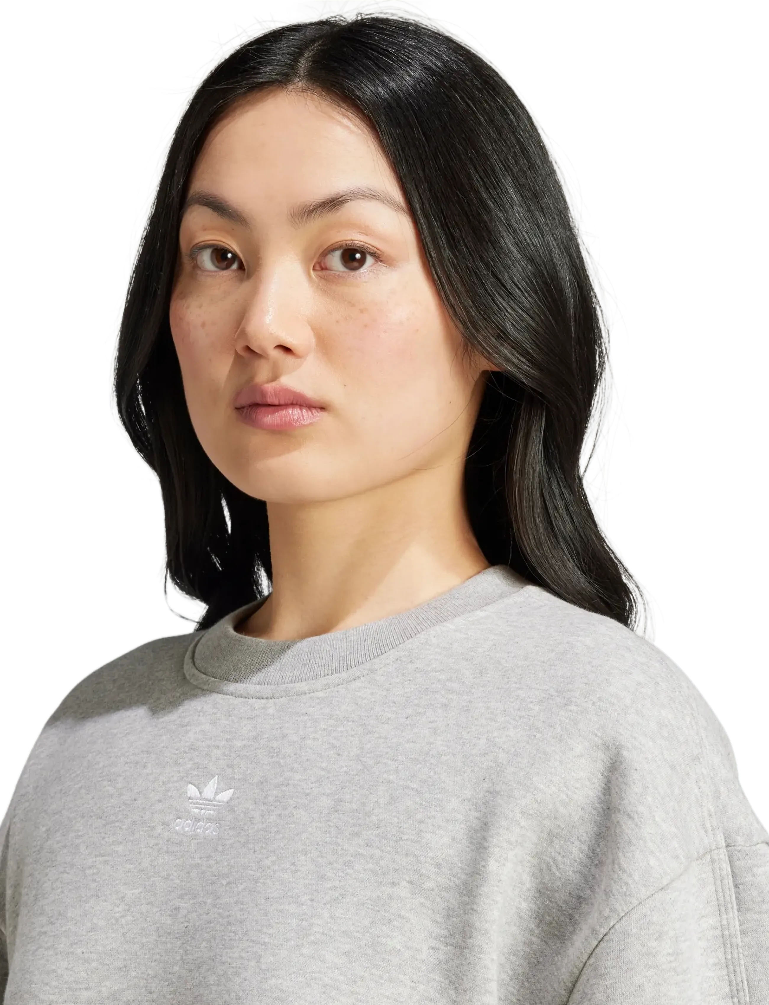 adidas Originals - ESS CREW FL OS - Överdelar - mgreyh - 5