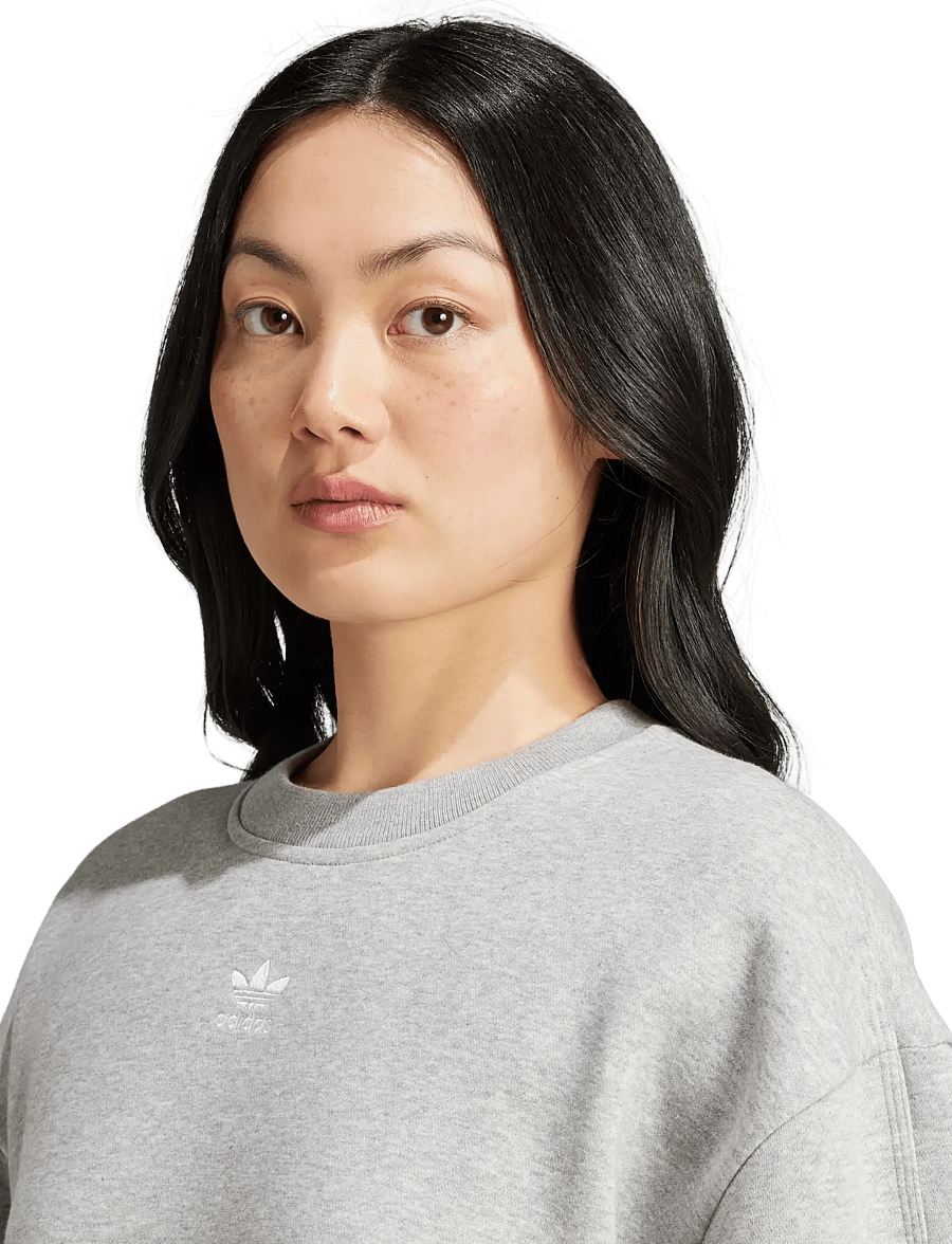 adidas Originals - ESS CREW FL OS - dressipluusid ja pusad - mgreyh - 5