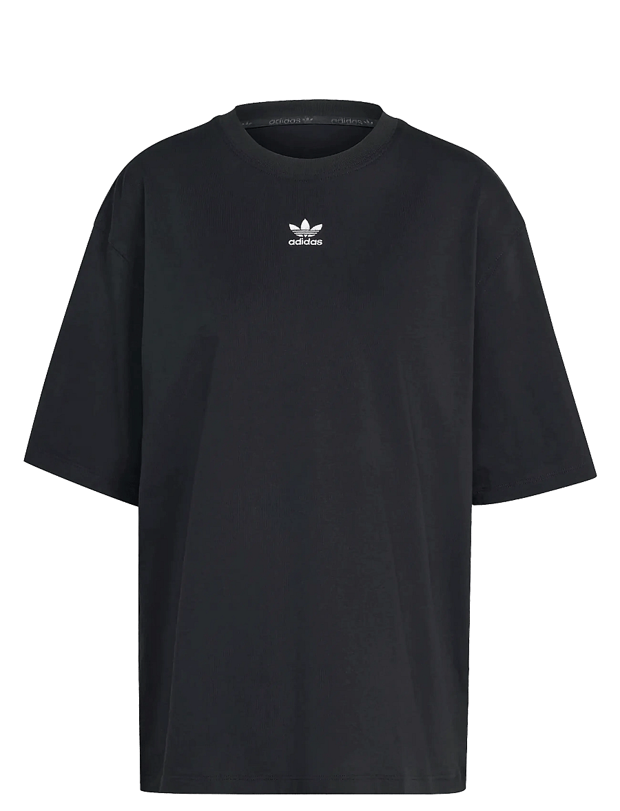 adidas Originals - ESS BOYFR TEE - t-shirts - black - 1