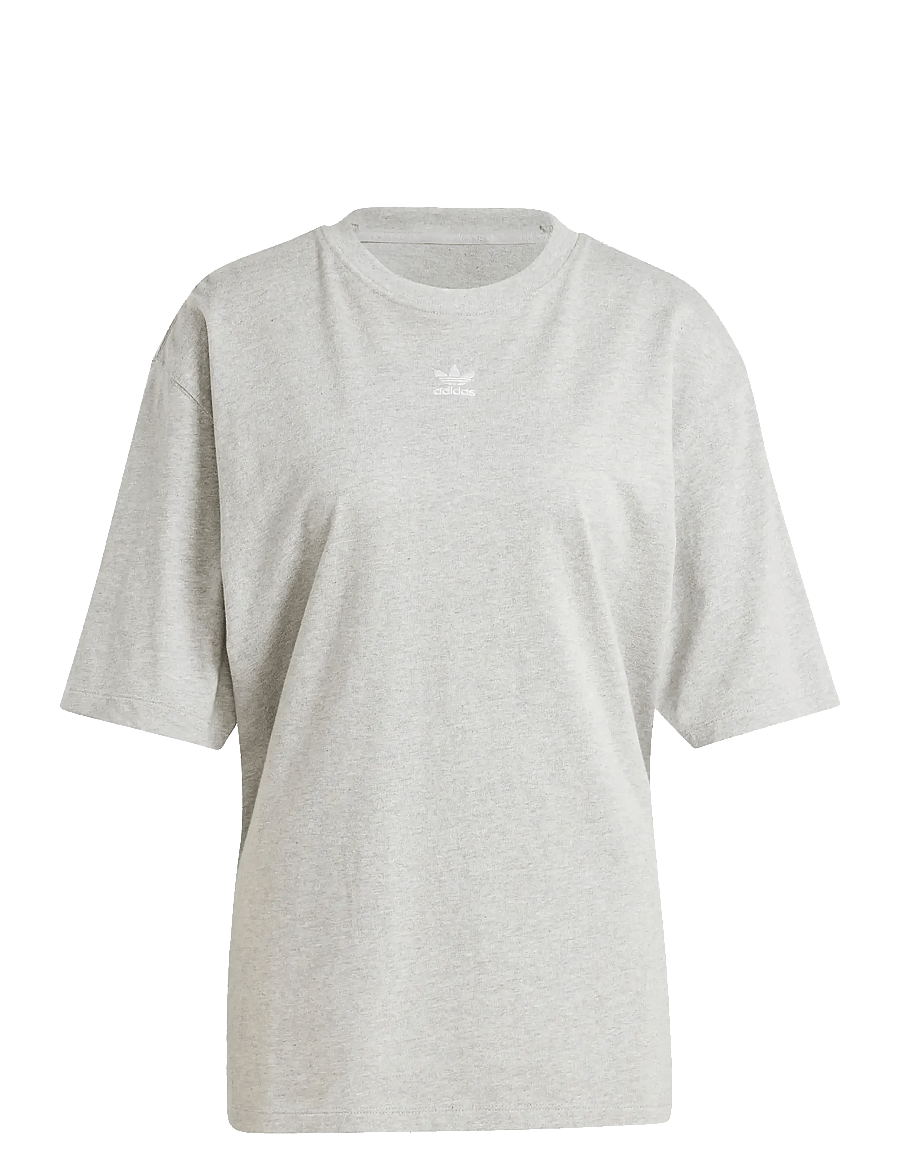 adidas Originals - ESS BOYFR TEE - t-shirts - mgreyh - 1