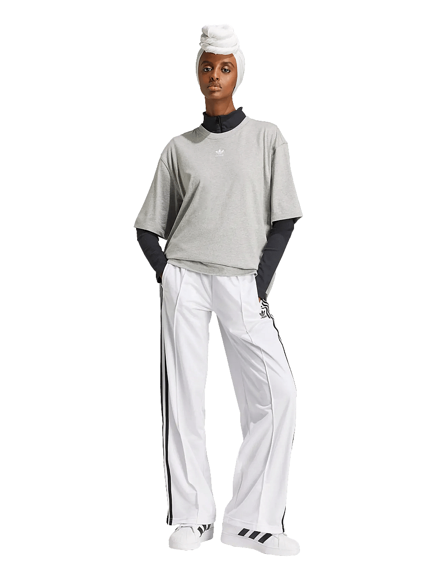 adidas Originals - ESS BOYFR TEE - t-shirts - mgreyh - 2