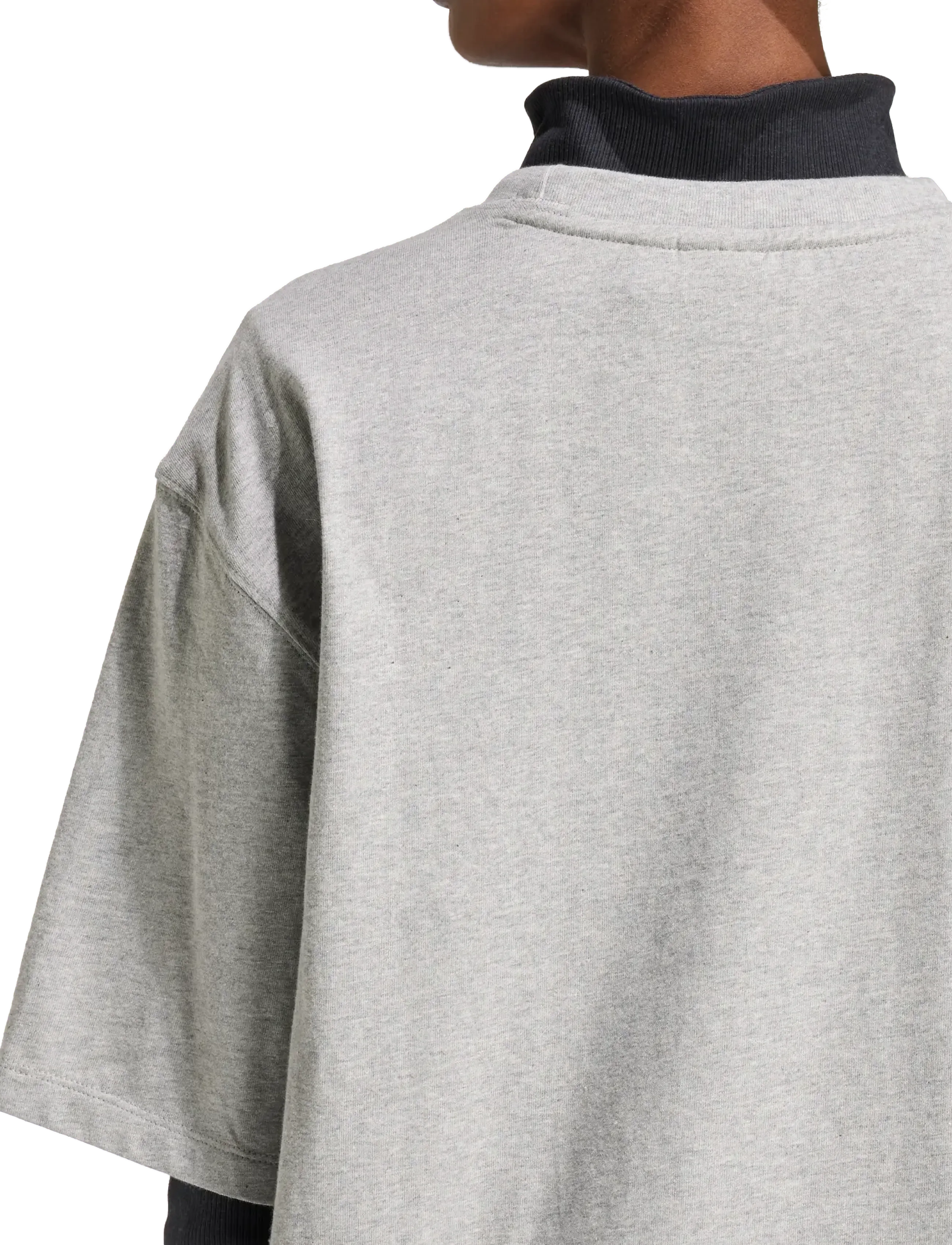 adidas Originals - ESS BOYFR TEE - t-shirts - mgreyh - 5