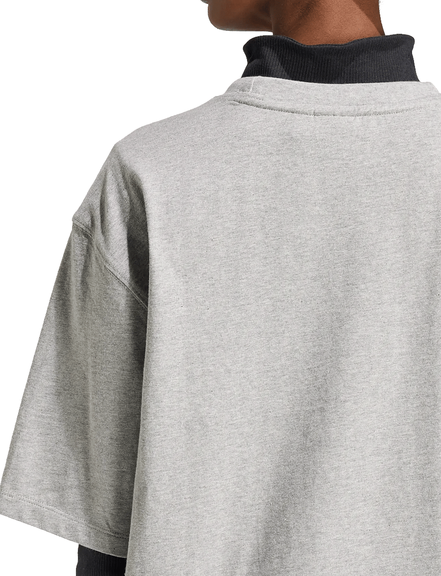 adidas Originals - ESS BOYFR TEE - t-shirts - mgreyh - 5