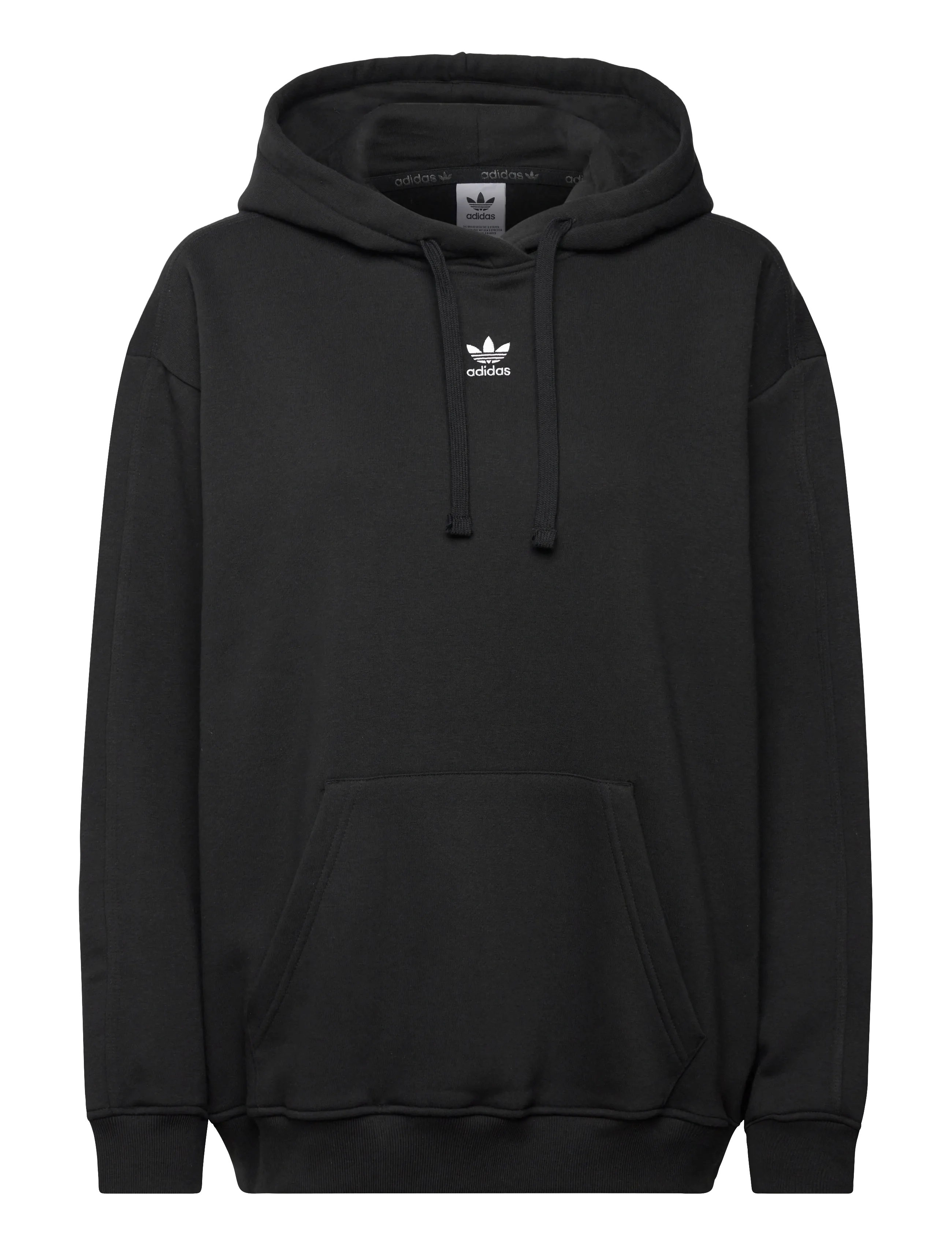 adidas Originals ESS OS HOODIE - Tøj - BLACK / black