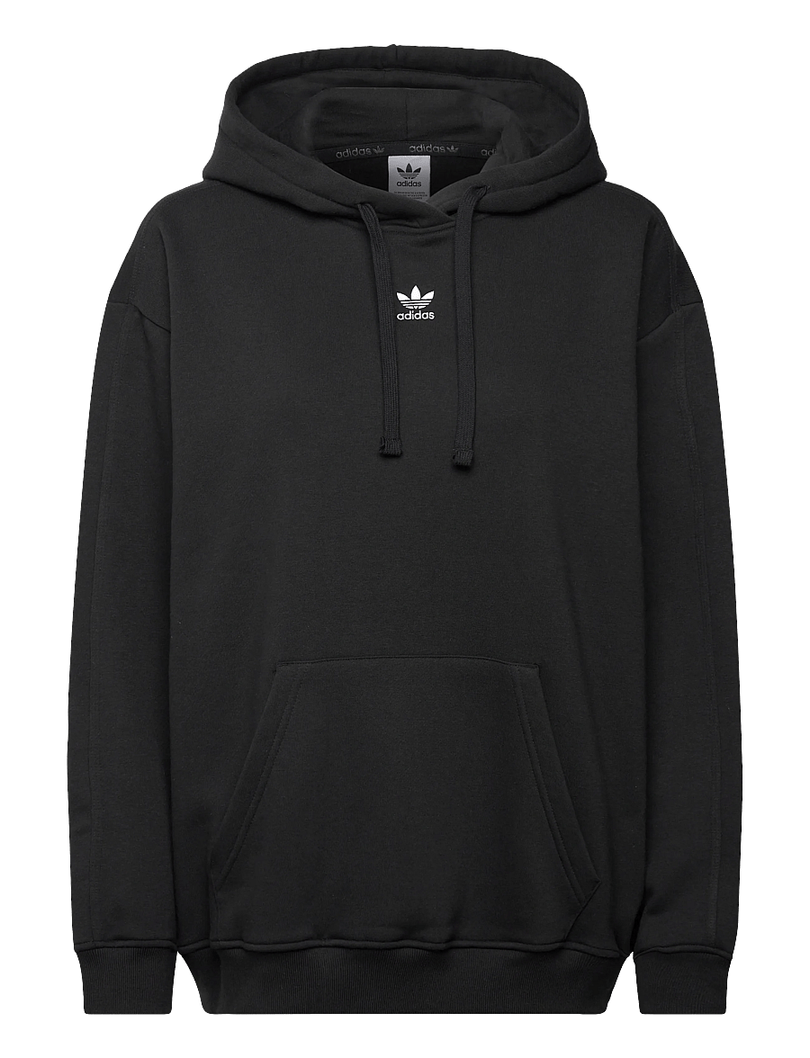 adidas Originals - ESS OS HOODIE - sweats et sweats à capuche - black - 1